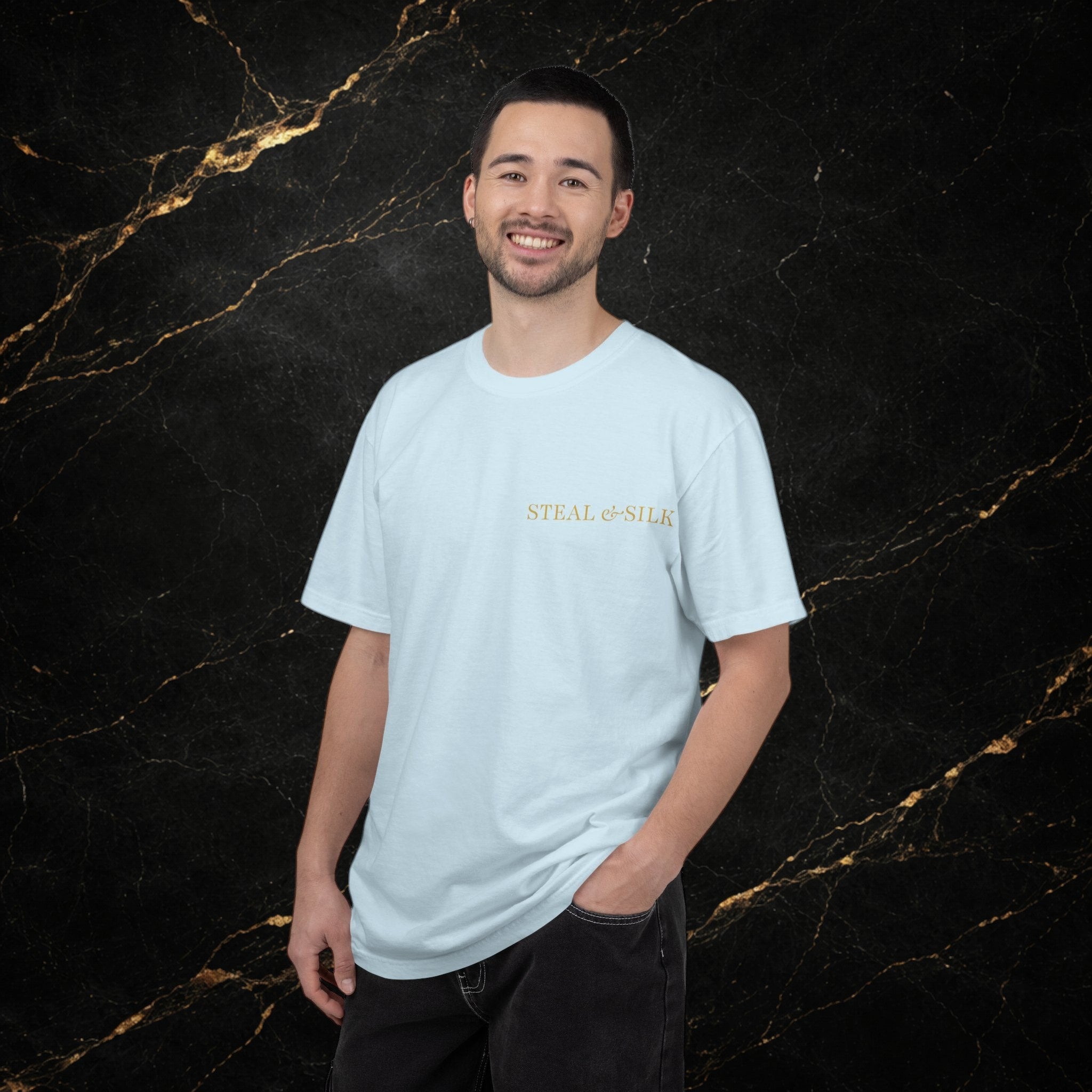 Handle With Force Heart Graphic T-Shirt — "Steal & Silk" Band Tee