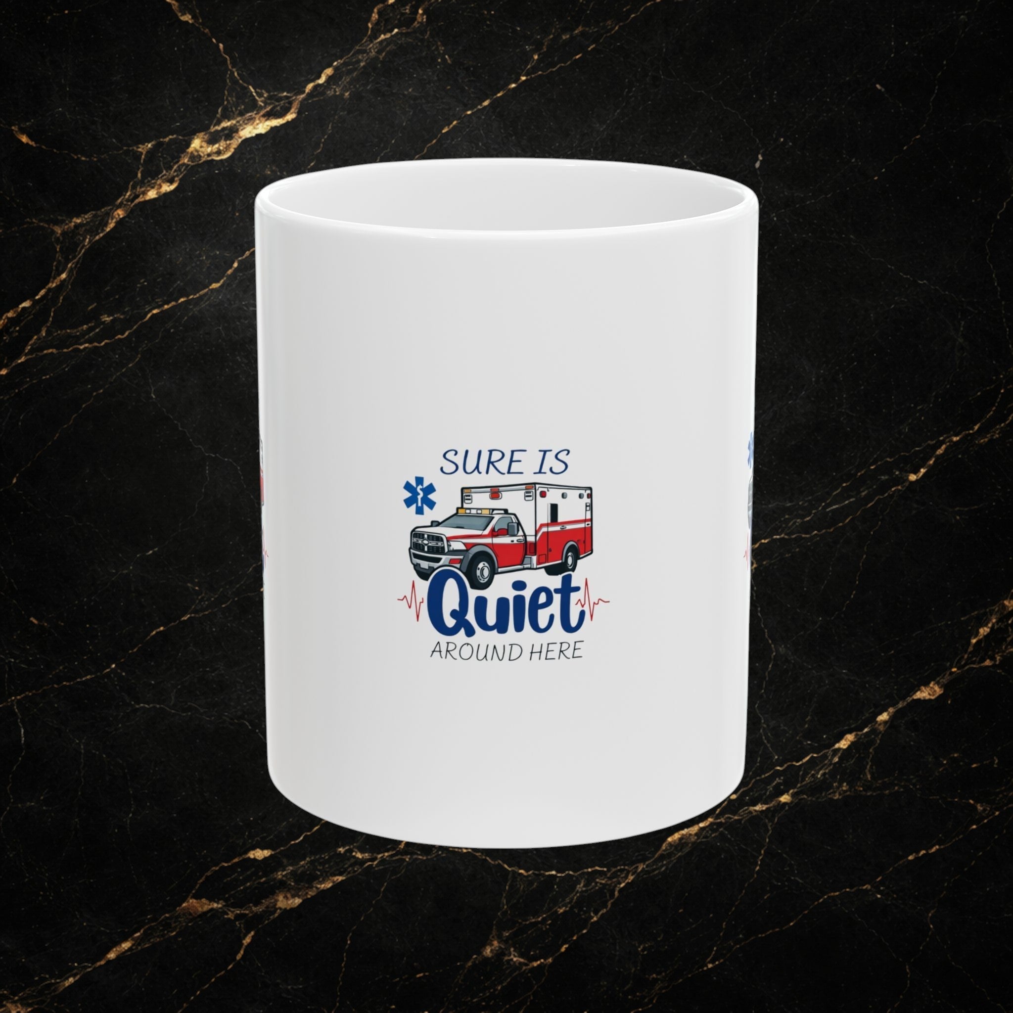 Emergency Medical Services EMT Coffee Mug - Ambulance & Medical Symbol 11oz/15oz