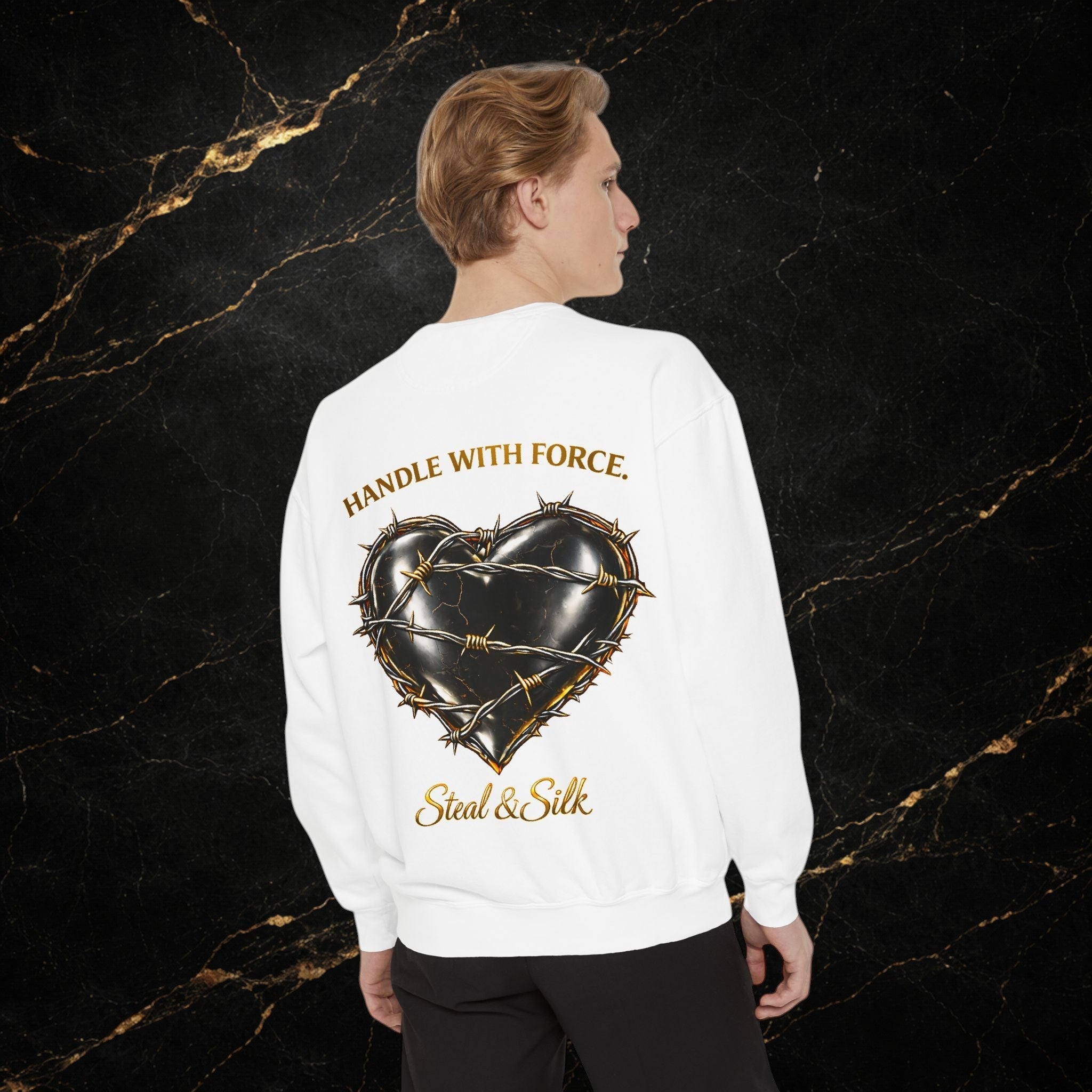 Handle With Force Barbed Heart Sweatshirt
