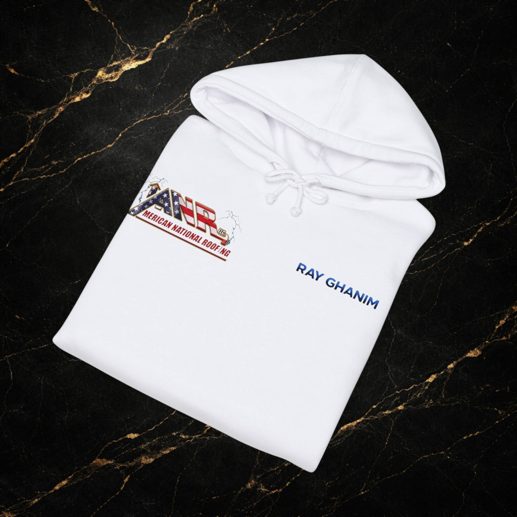 Patriotic 'Bay Channel' Logo Hoodie - American Flag Crewneck Pullover