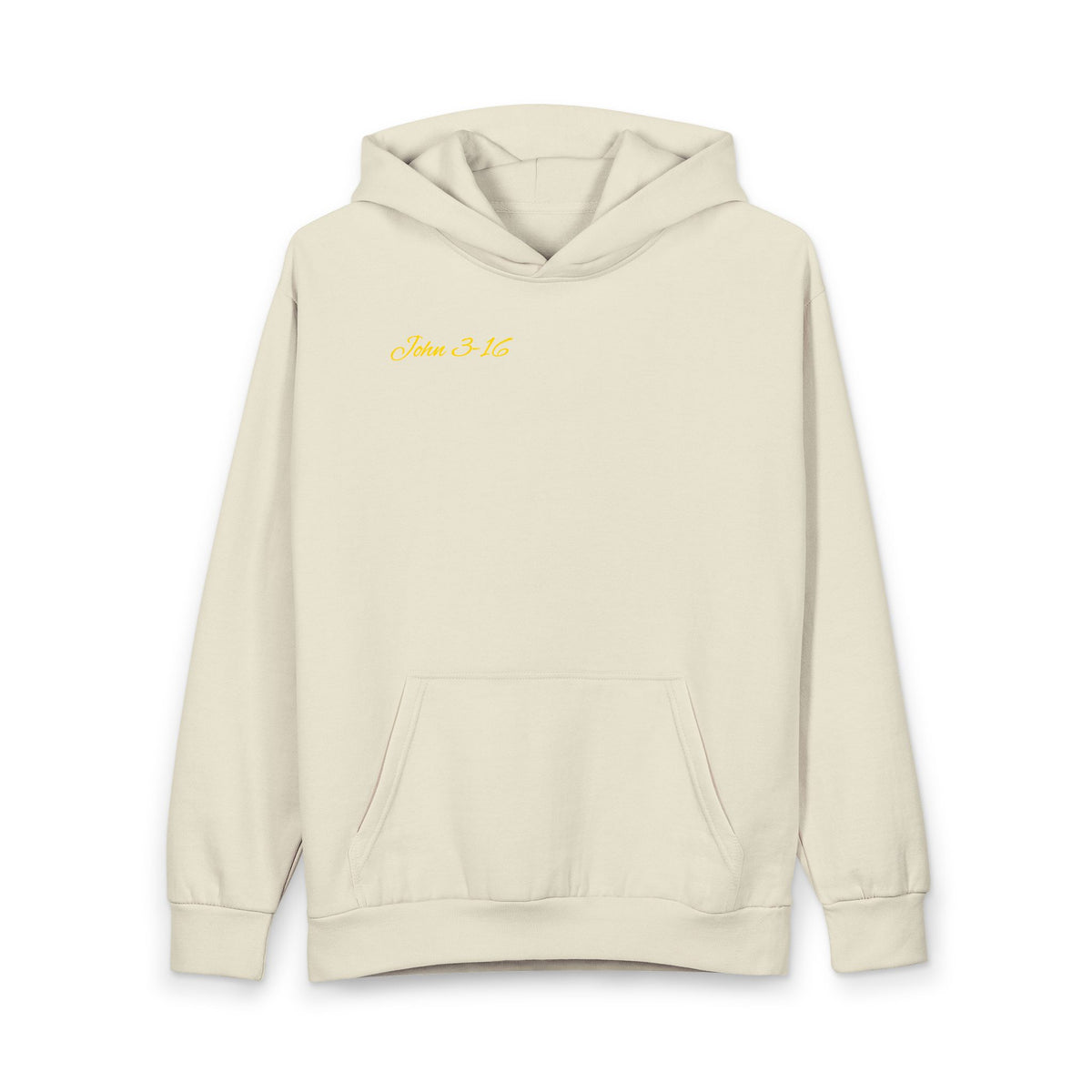 Christian Hoodie - John 3:16 Sunset Cross Pullover