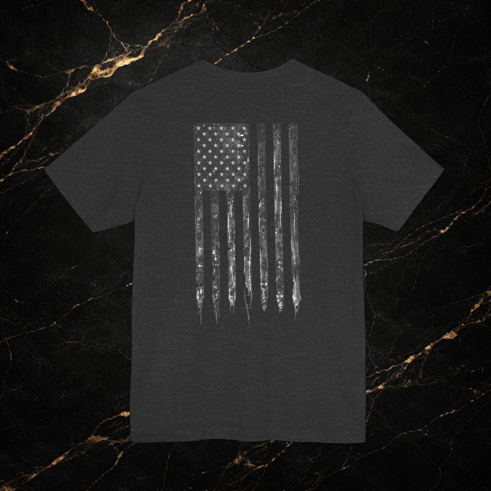 Distressed American Flag Patriot Tee