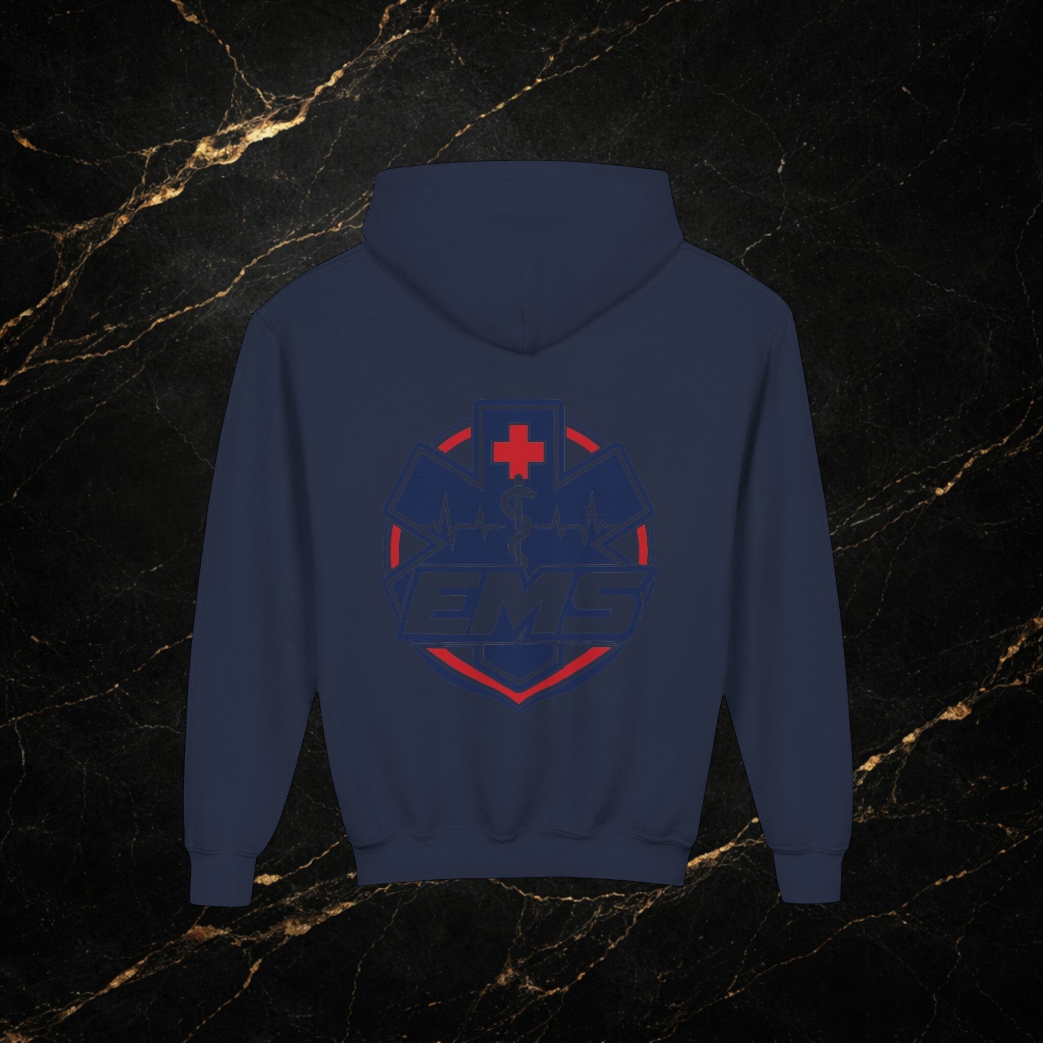 EMT Youth Hoodie – EMS Star of Life Logo Pullover for Young First Responders