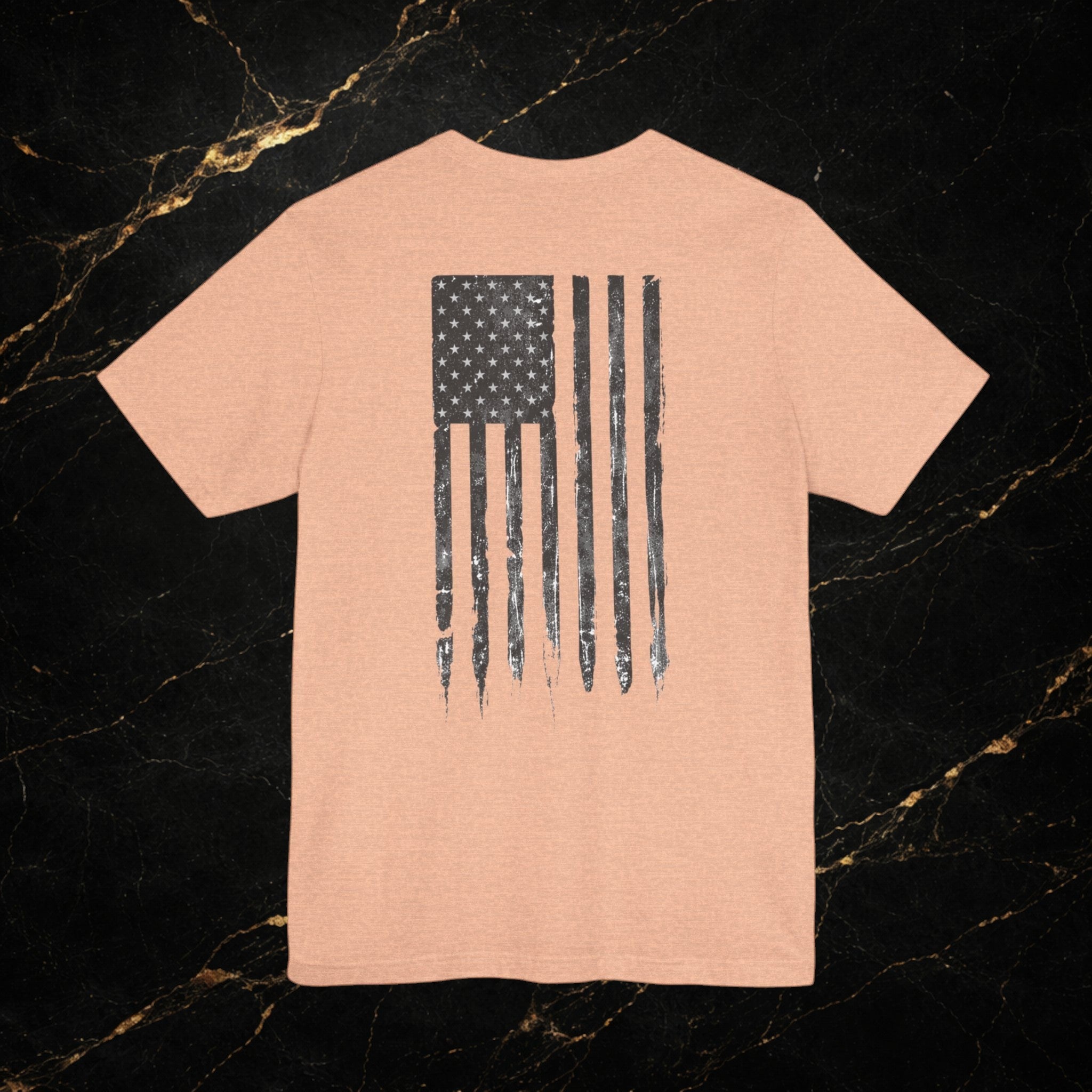 Distressed American Flag Patriot Tee