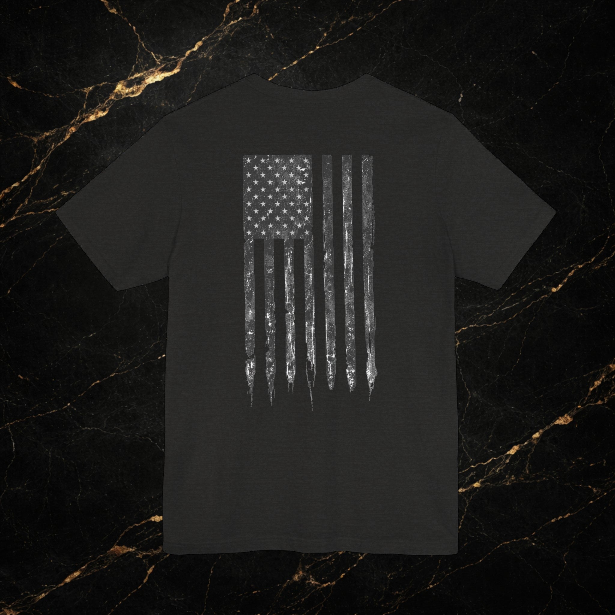 Distressed American Flag Patriot Tee