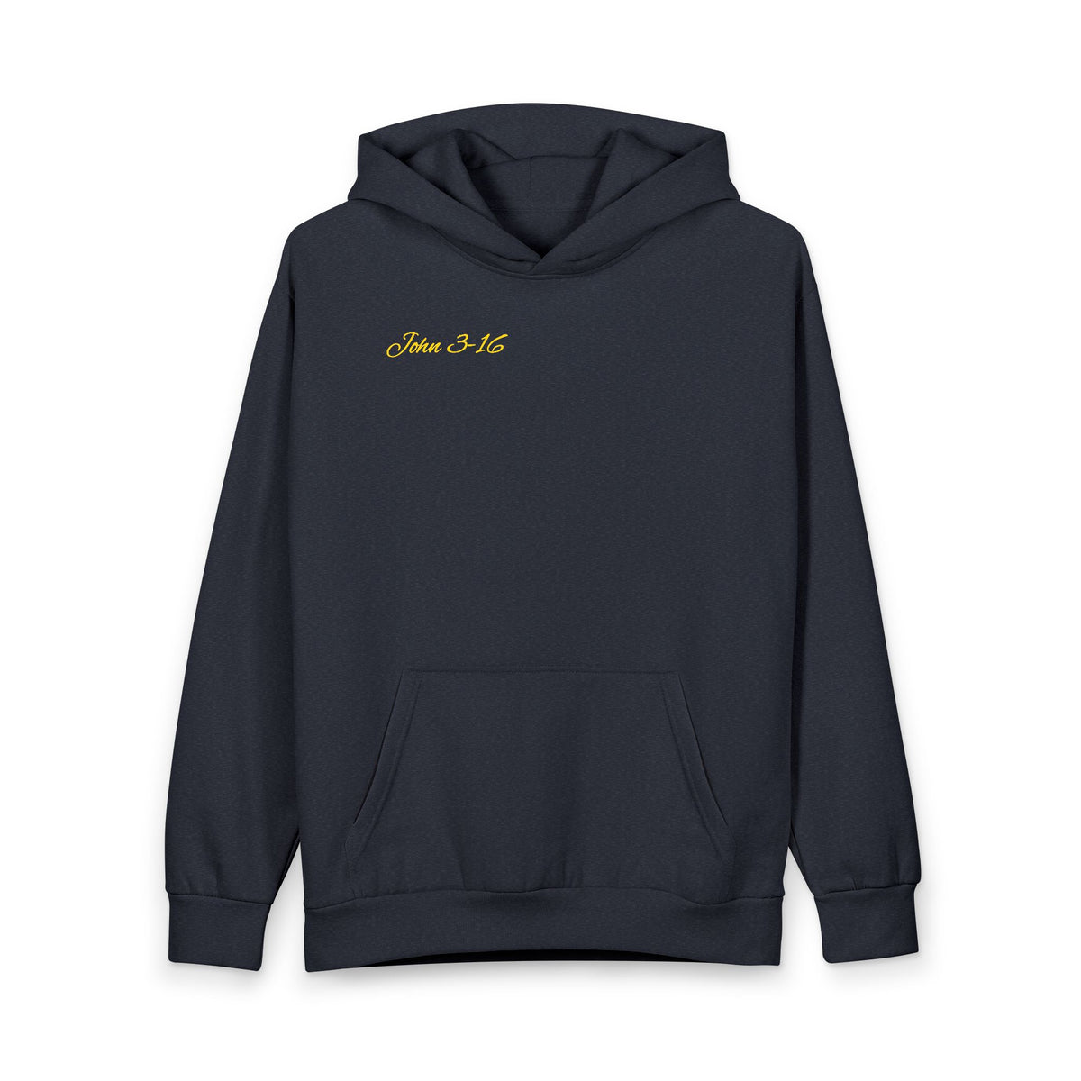 Christian Hoodie - John 3:16 Sunset Cross Pullover