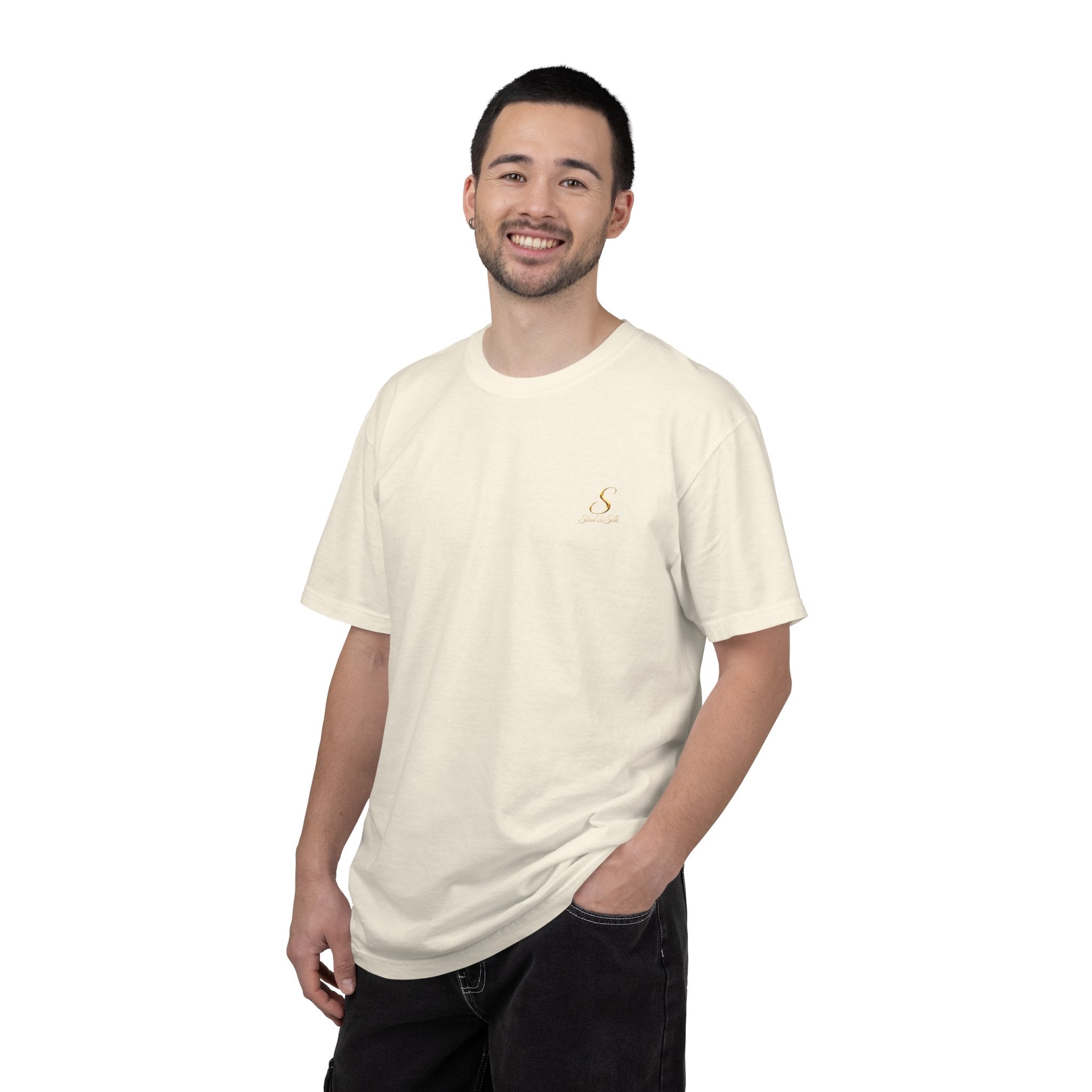 Handle With Force Heart Graphic T-Shirt — "Steal & Silk" Band Tee