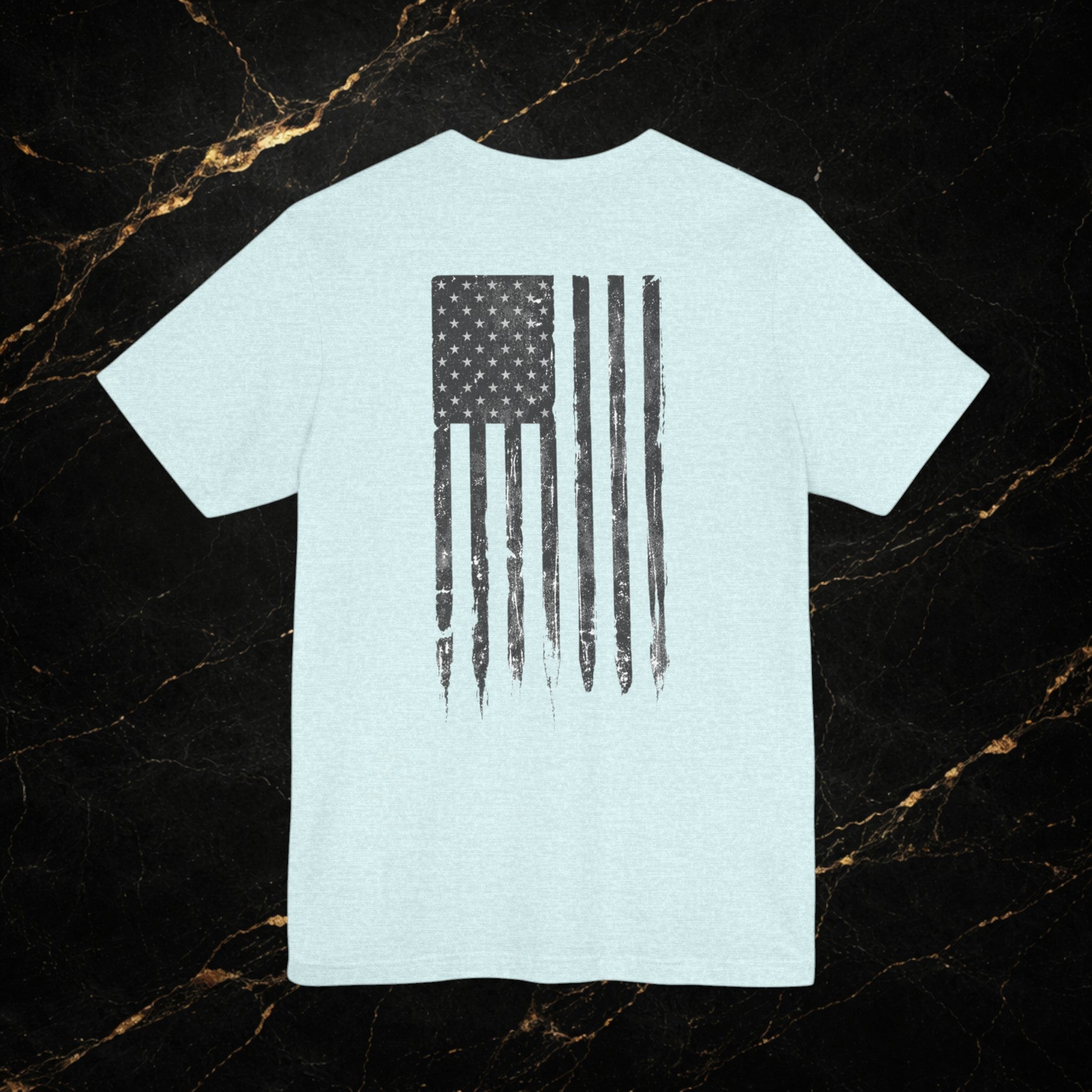 Distressed American Flag Patriot Tee