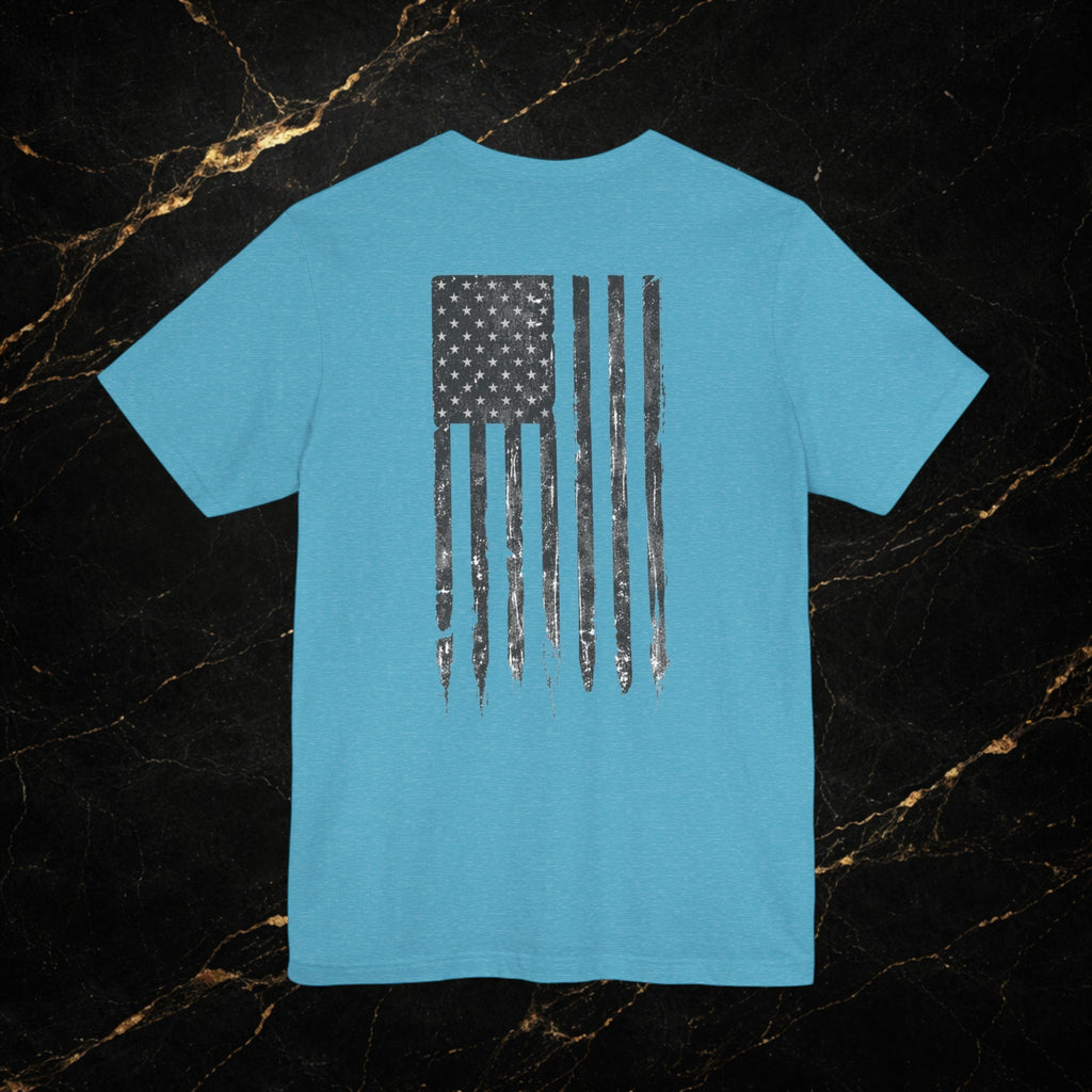 Distressed American Flag Patriot Tee