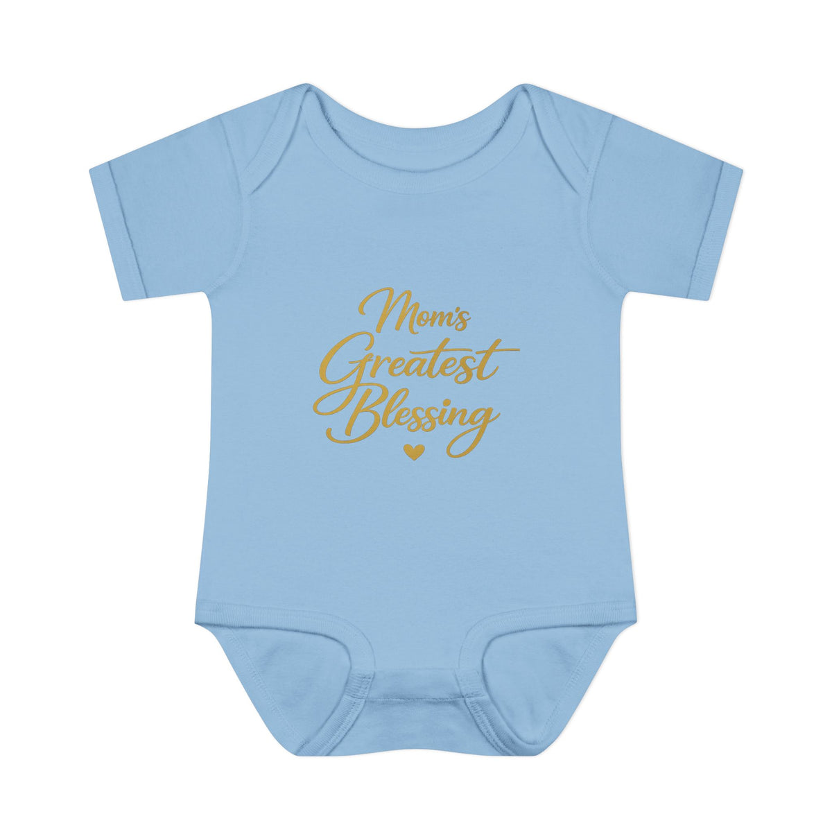 Mom's Greatest Blessing Infant Bodysuit — "Mom" Cross Newborn Onesie