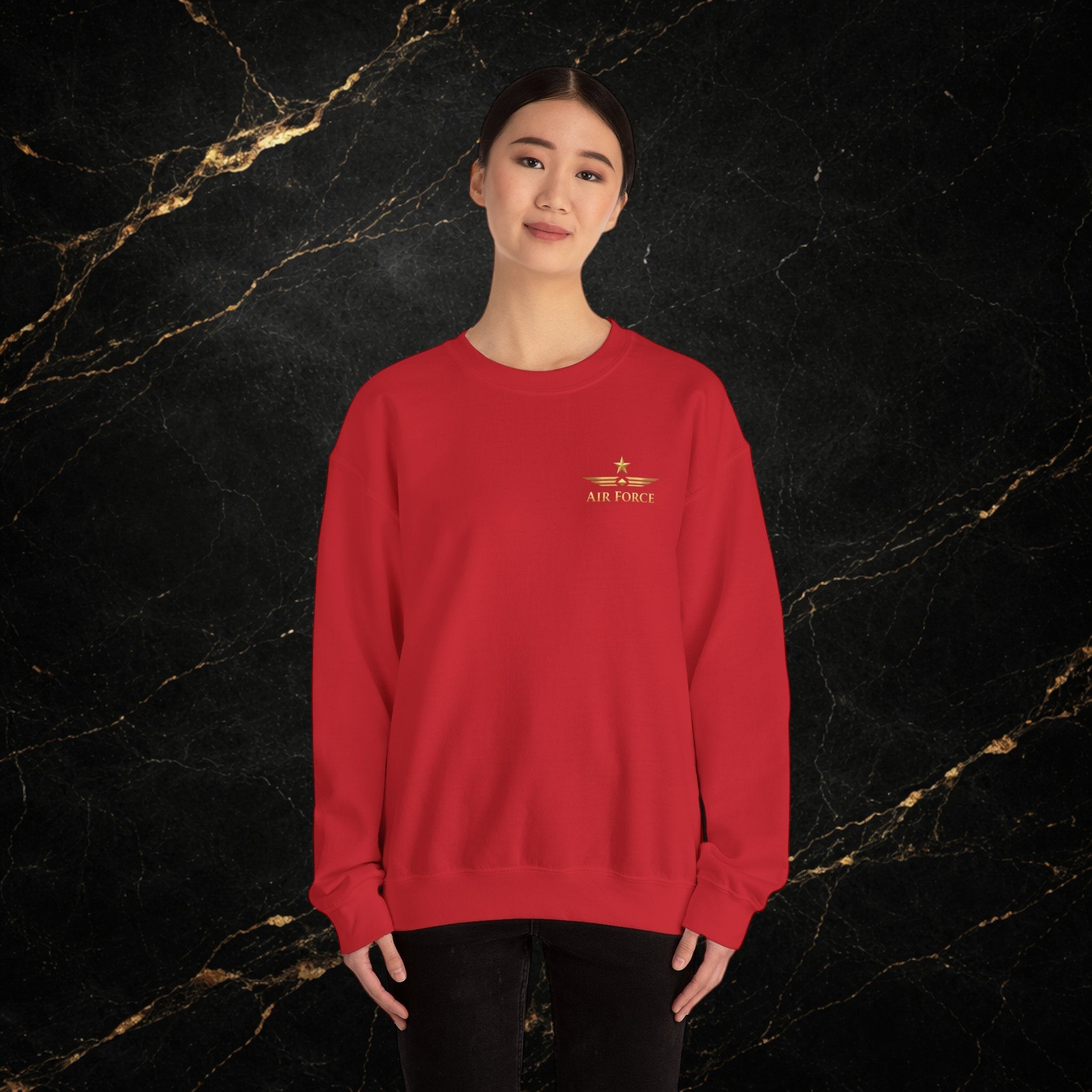 U.S. Air Force Memorial Crewneck Sweatshirt — Military Veteran Tribute