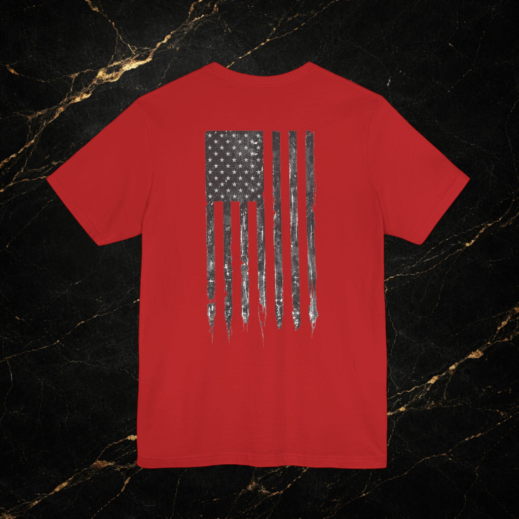 Distressed American Flag Patriot Tee