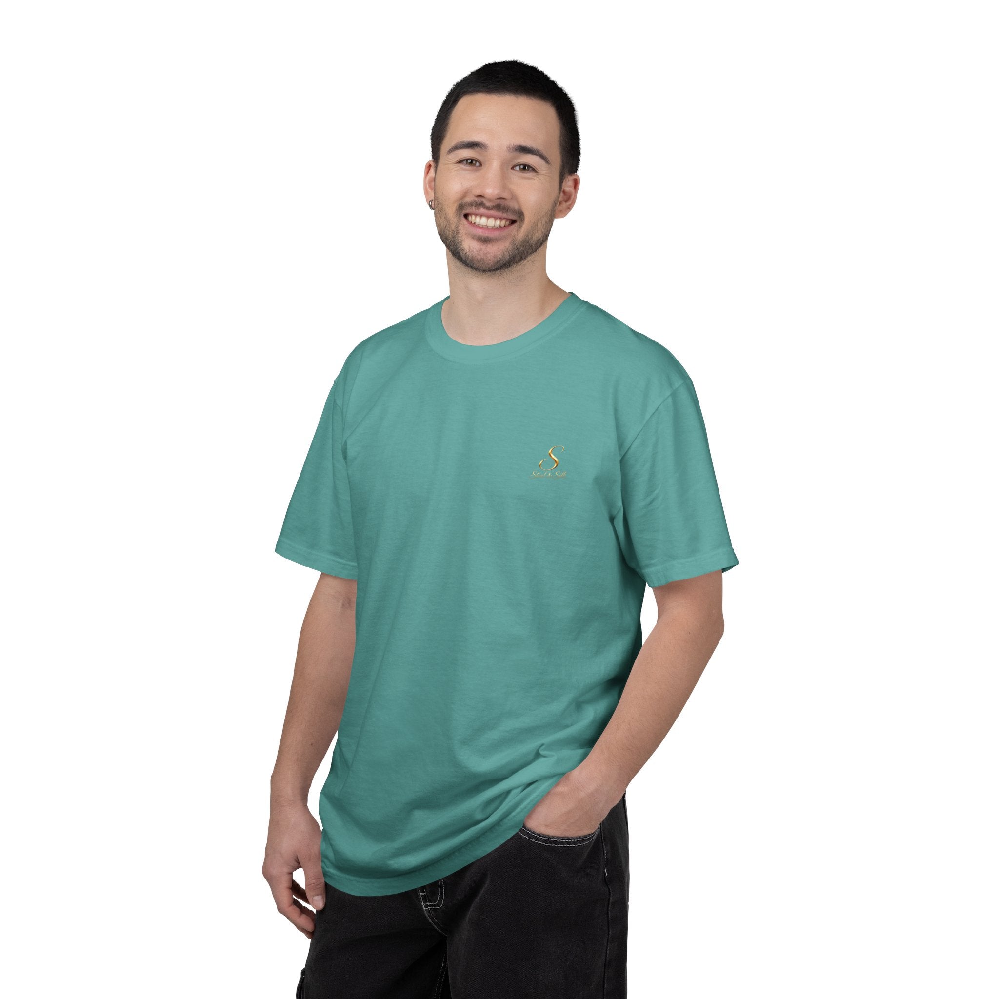 Handle With Force Heart Graphic T-Shirt — "Steal & Silk" Band Tee