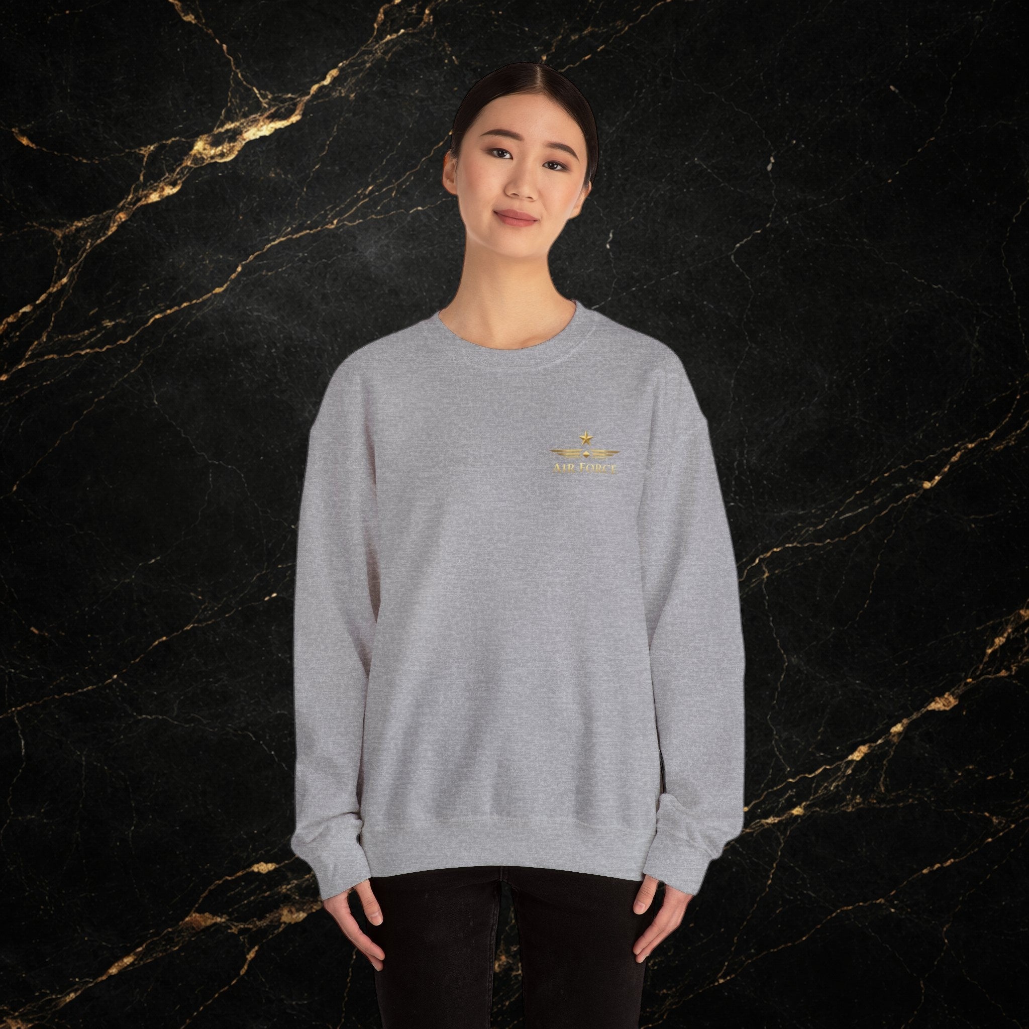 U.S. Air Force Memorial Crewneck Sweatshirt — Military Veteran Tribute