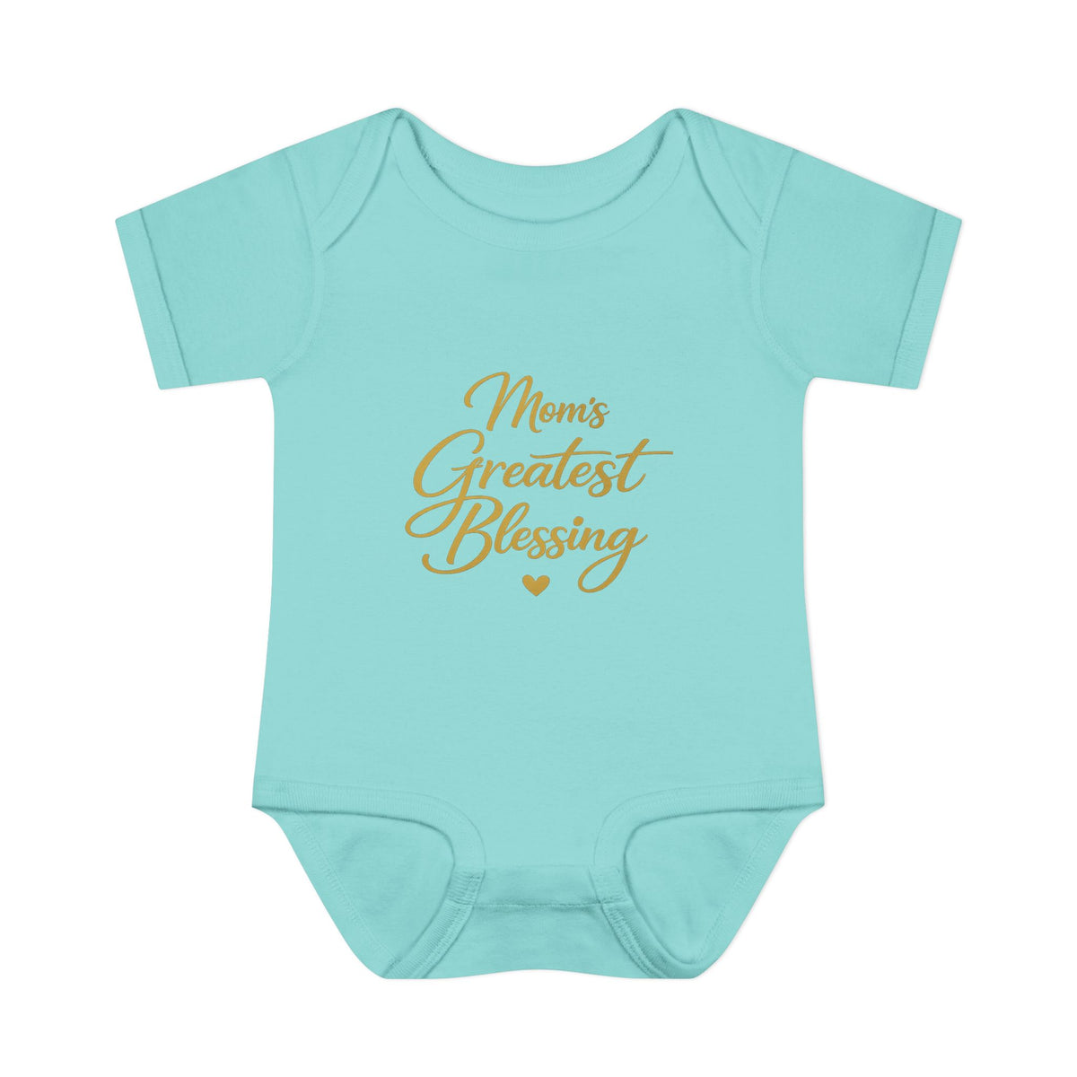 Mom's Greatest Blessing Infant Bodysuit — "Mom" Cross Newborn Onesie
