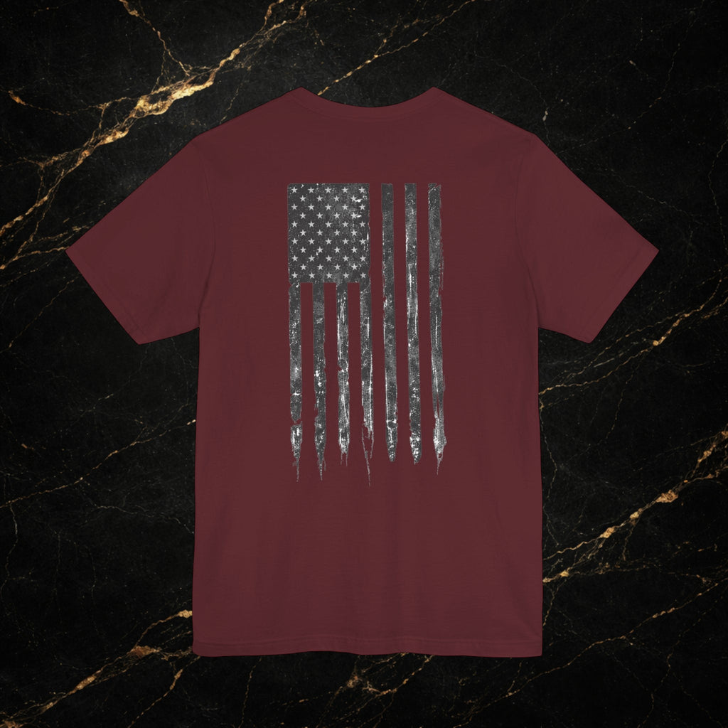 Distressed American Flag Patriot Tee