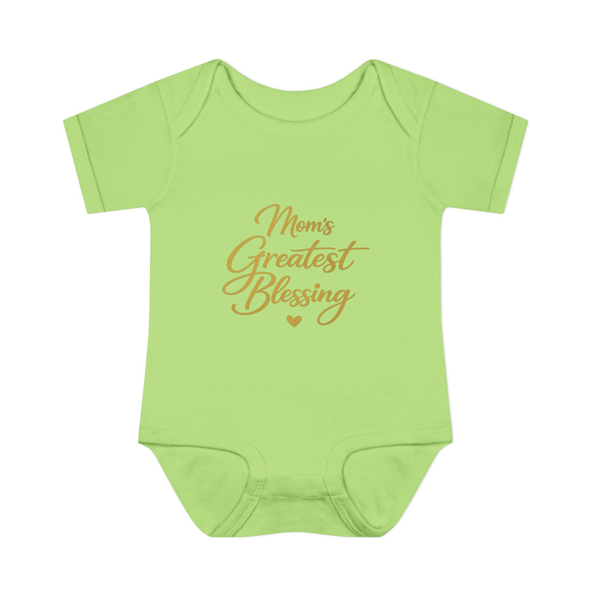 Mom's Greatest Blessing Infant Bodysuit — "Mom" Cross Newborn Onesie