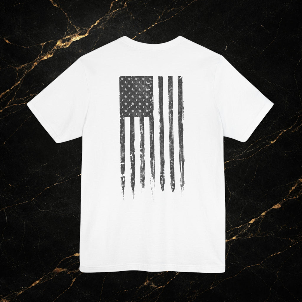 Distressed American Flag Patriot Tee
