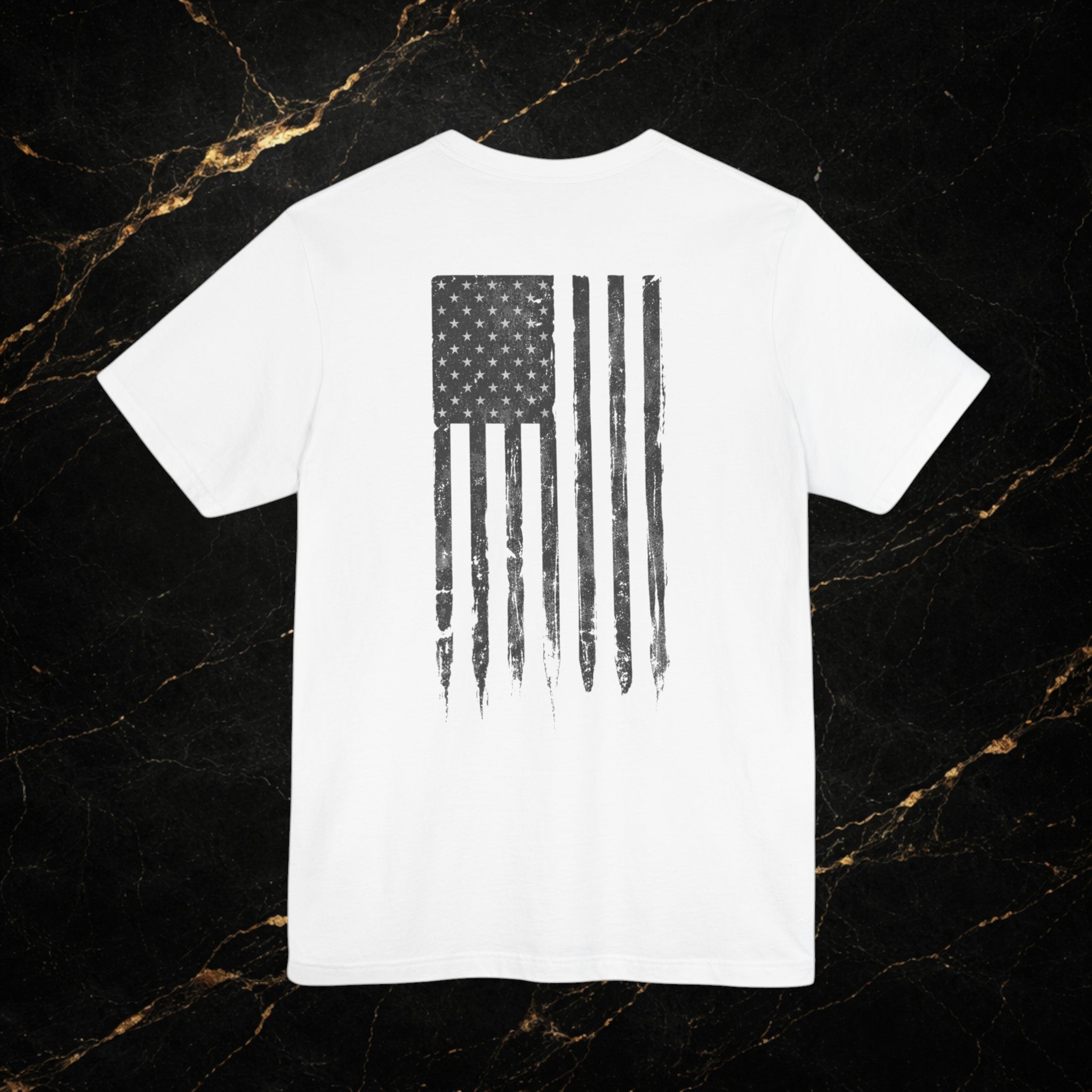 Distressed American Flag Patriot Tee