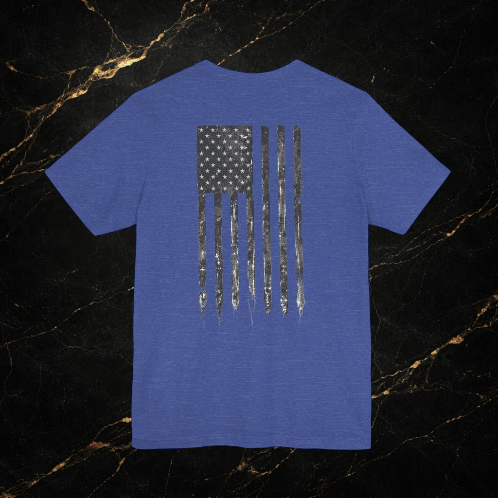 Distressed American Flag Patriot Tee