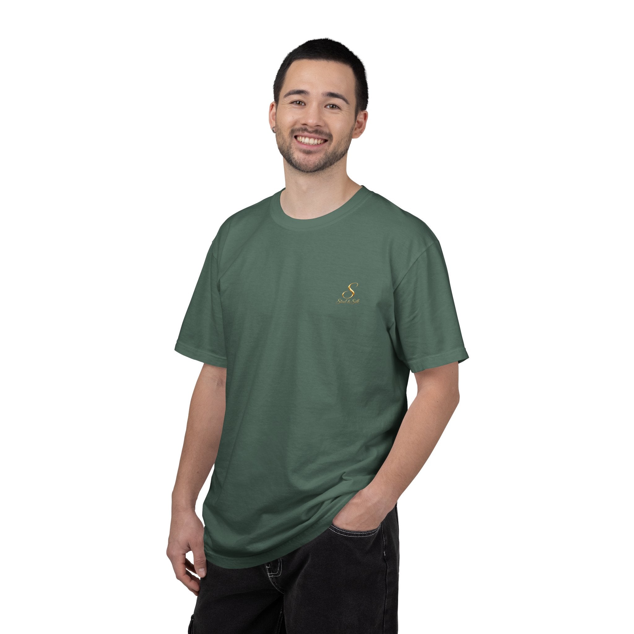 Handle With Force Heart Graphic T-Shirt — "Steal & Silk" Band Tee