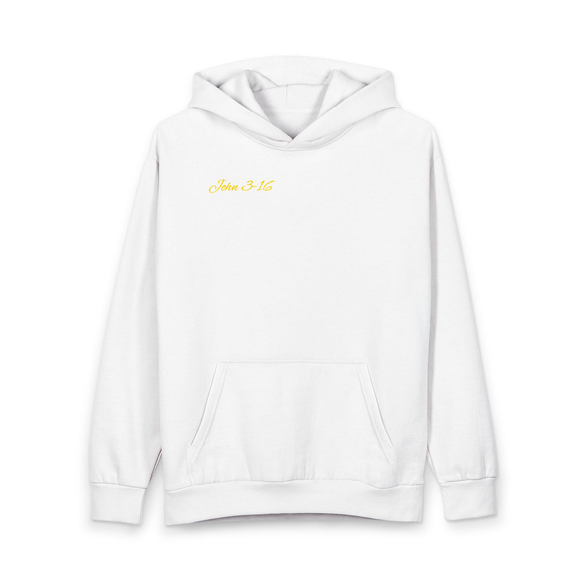 Christian Hoodie - John 3:16 Sunset Cross Pullover