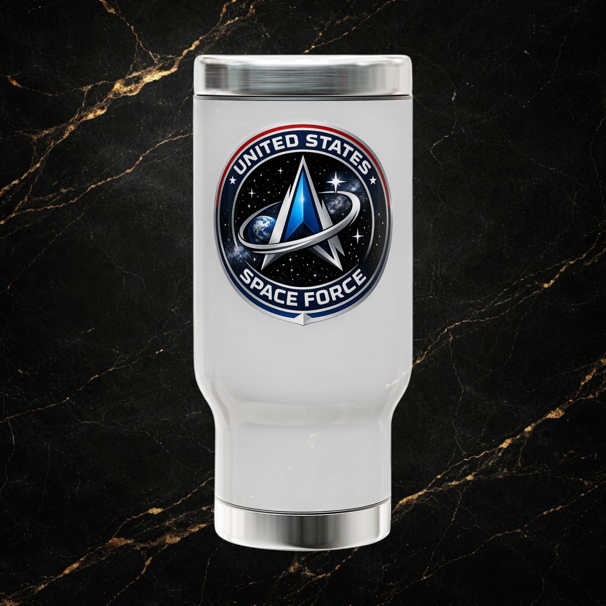 Space Force Travel Mug – "Guardians of the Galaxy" Stainless Steel 14oz