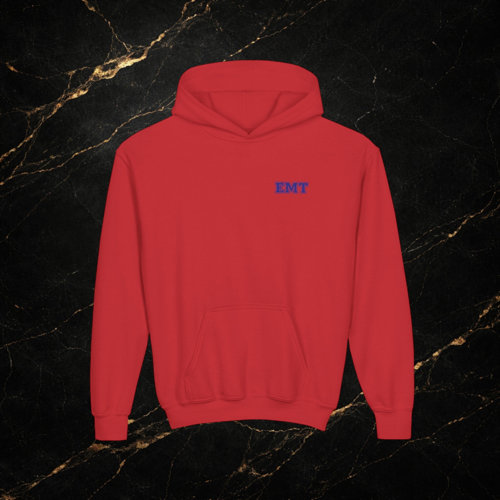 EMT Youth Hoodie – EMS Star of Life Logo Pullover for Young First Responders