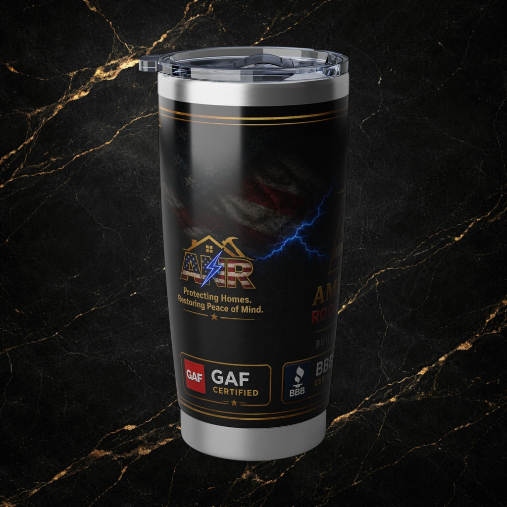 American Roofing & Restoration 20oz Insulated Tumbler - Company Logo Travel Mug