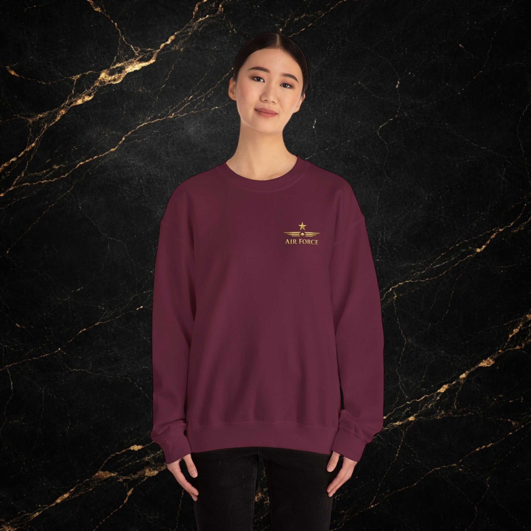 U.S. Air Force Memorial Crewneck Sweatshirt — Military Veteran Tribute