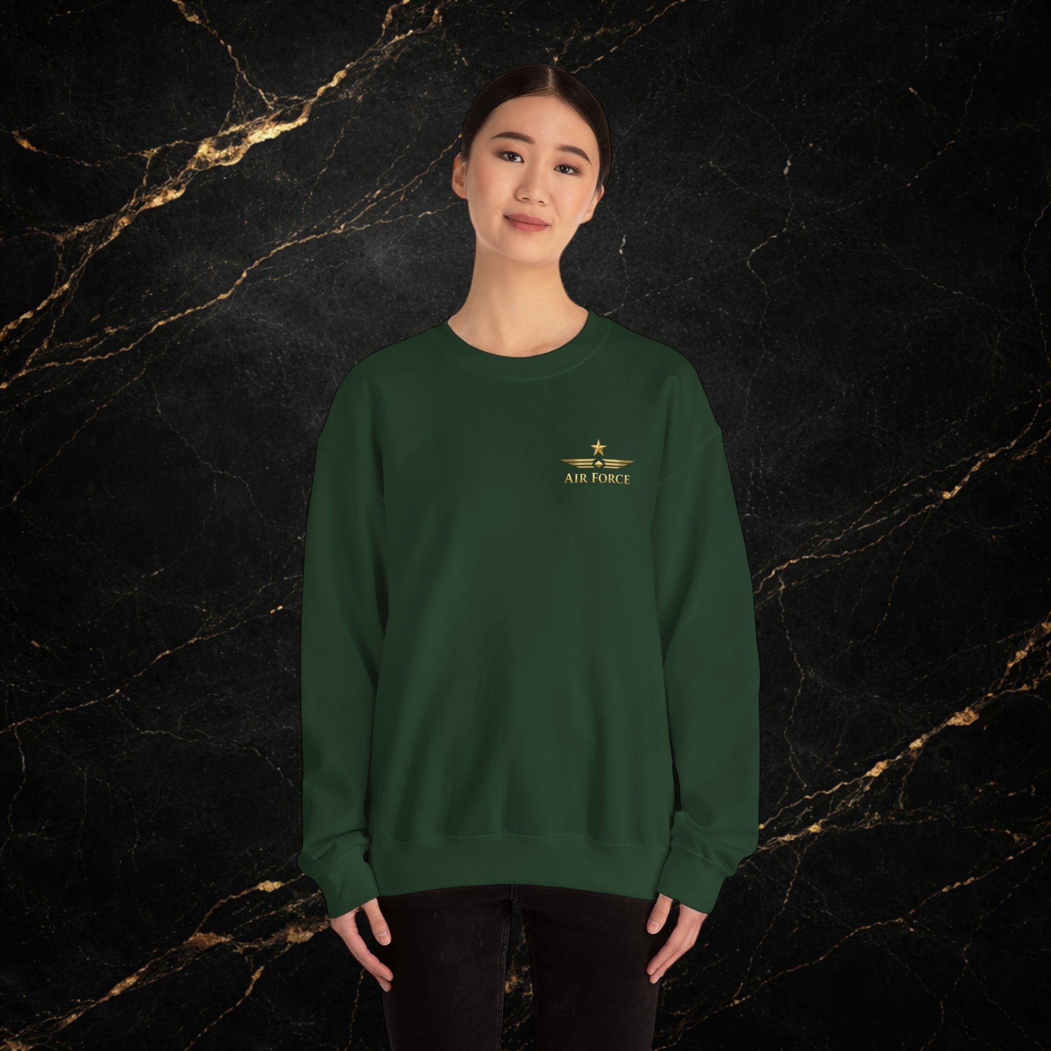 U.S. Air Force Memorial Crewneck Sweatshirt — Military Veteran Tribute