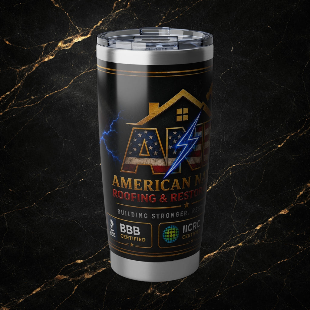 American Roofing & Restoration 20oz Insulated Tumbler - Company Logo Travel Mug