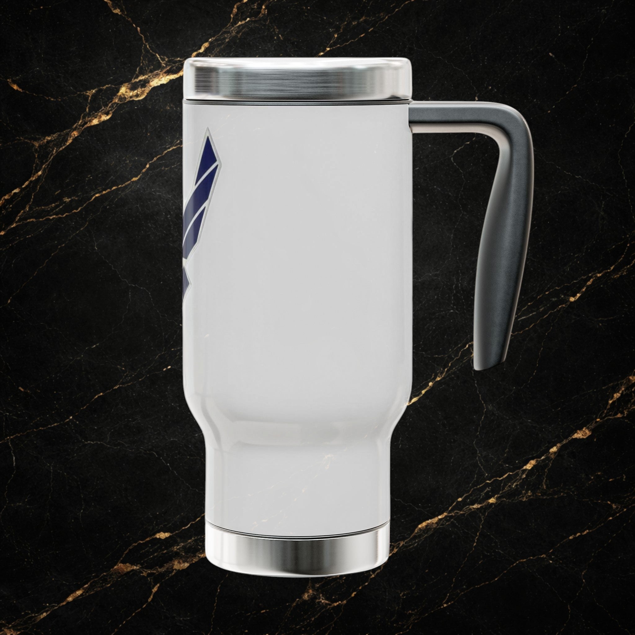 Air Force Travel Mug - "Fly. Fight. Win." 14oz Stainless Steel Insulated Tumbler with Handle