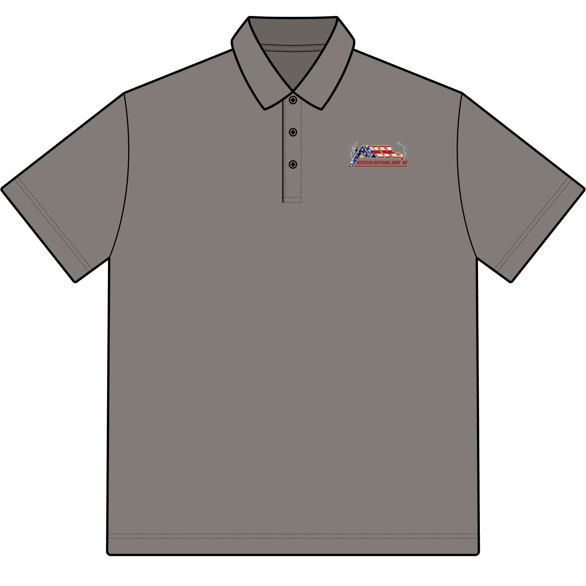 Versa Polo - Classic Embroidered American Flag Logo Polo