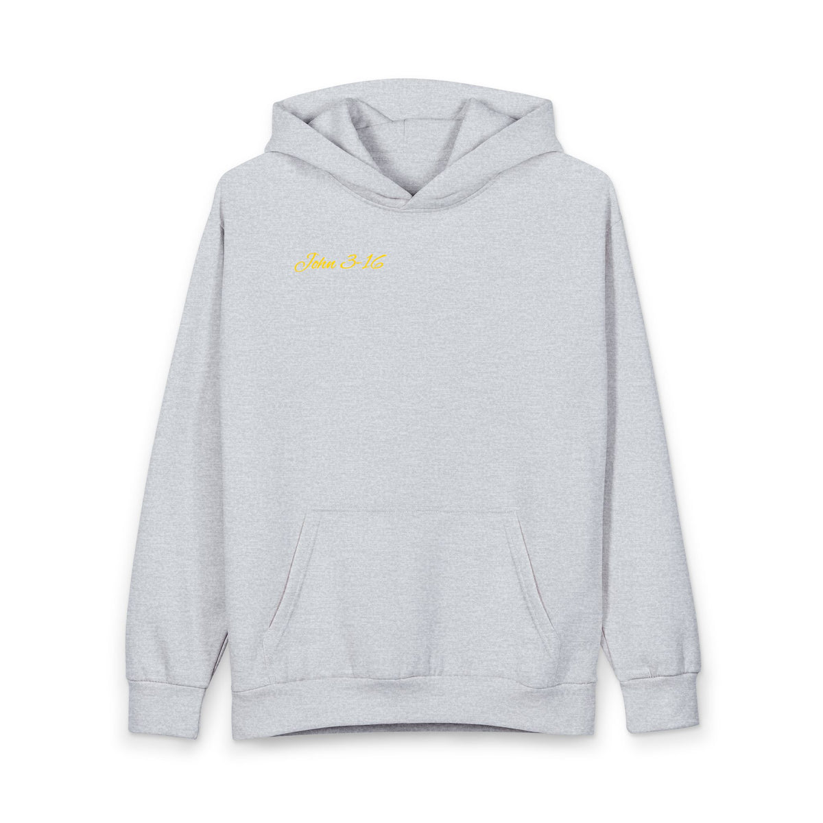 Christian Hoodie - John 3:16 Sunset Cross Pullover