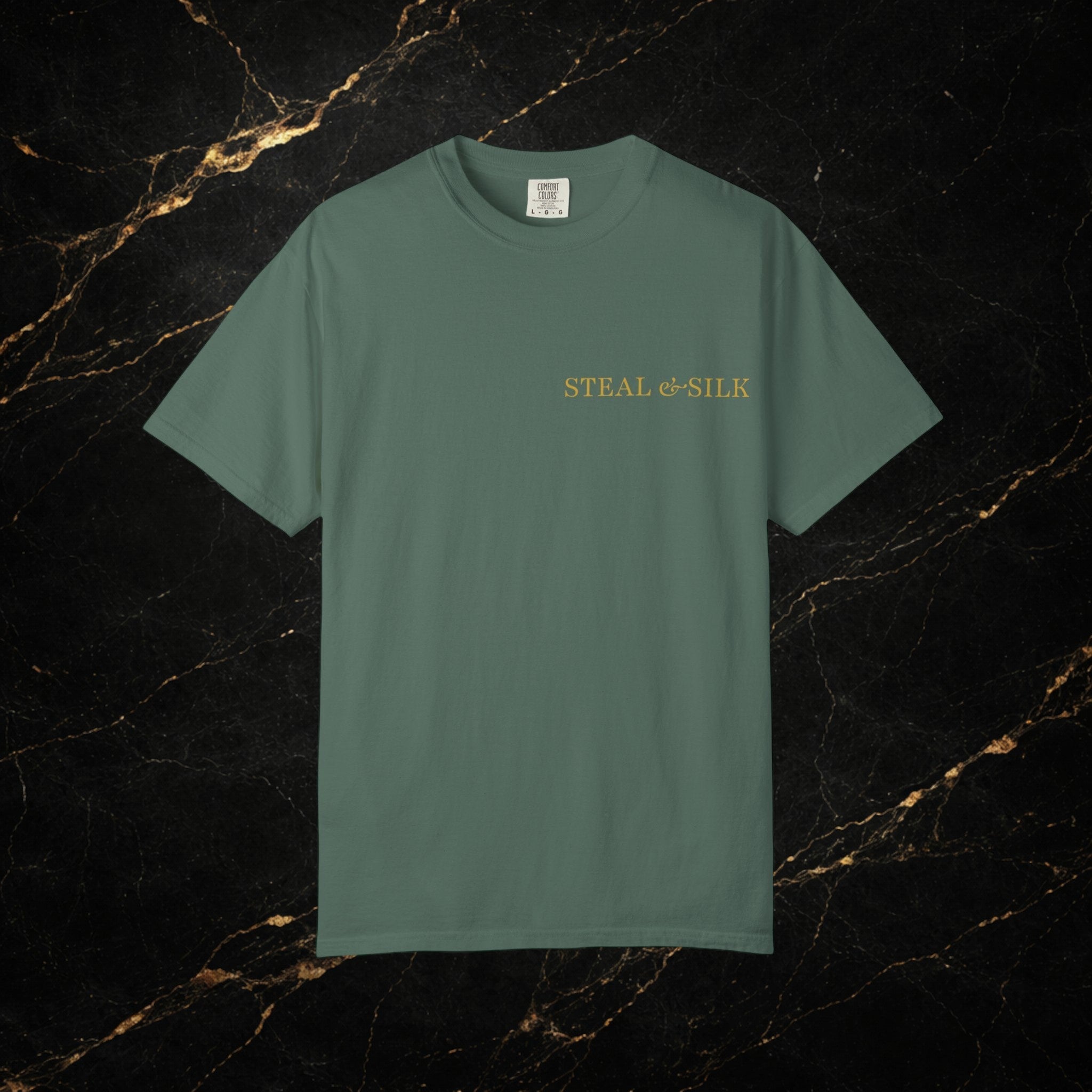 Handle With Force Heart Graphic T-Shirt — "Steal & Silk" Band Tee