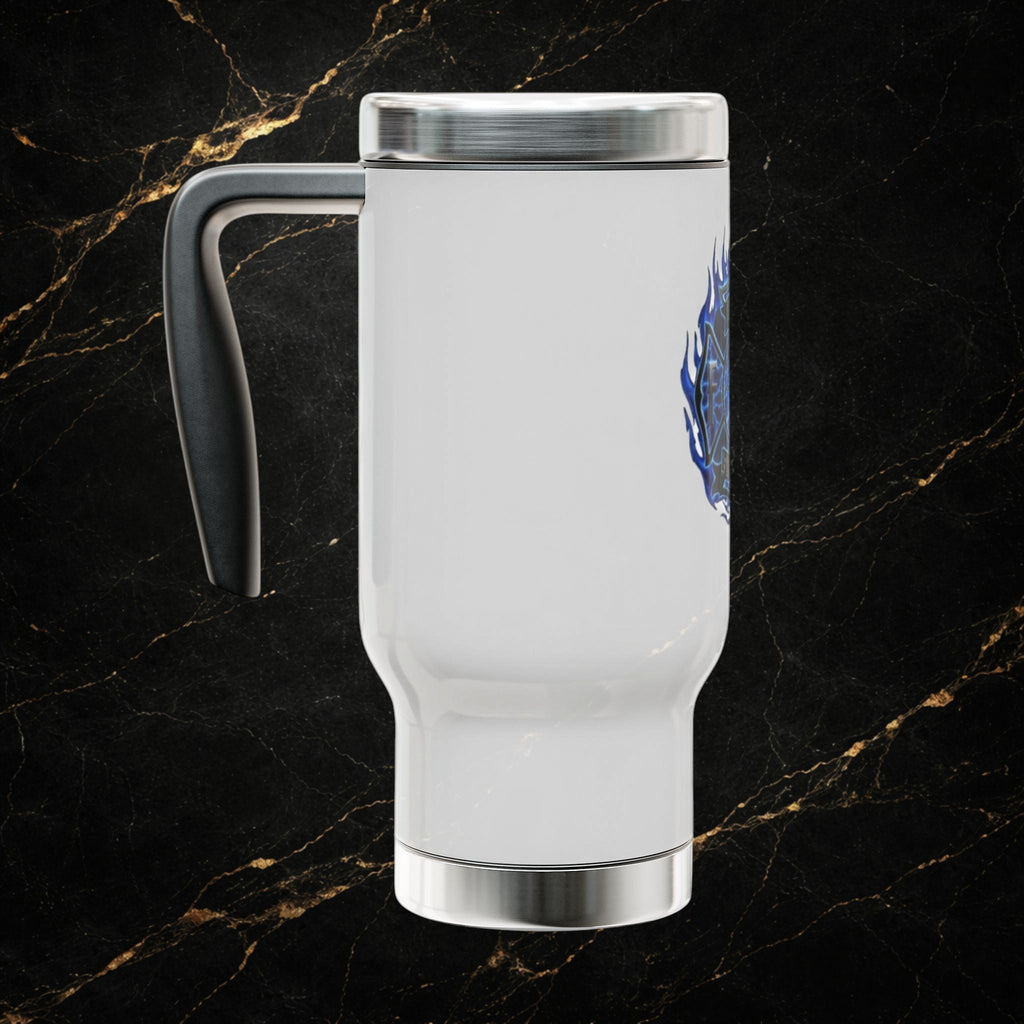 Fire Dept Travel Mug - "Always Ready" 14oz Stainless Steel Handle Mug