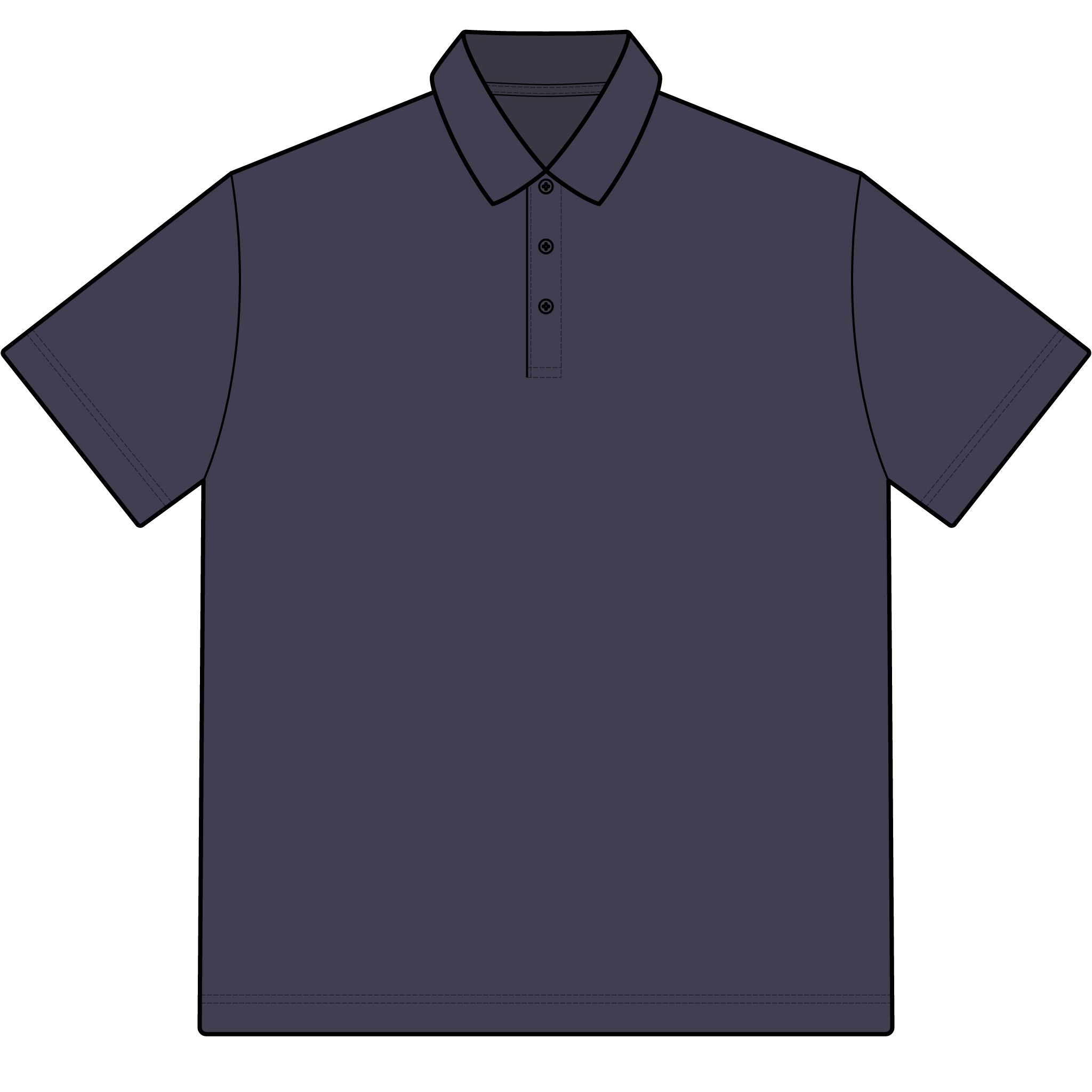 Versa Polo - Classic Embroidered American Flag Logo Polo