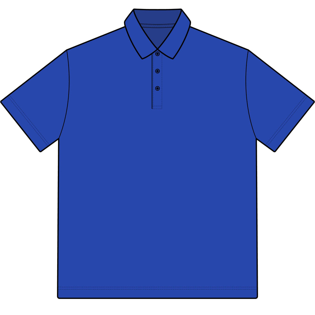 Versa Polo - Classic Embroidered American Flag Logo Polo