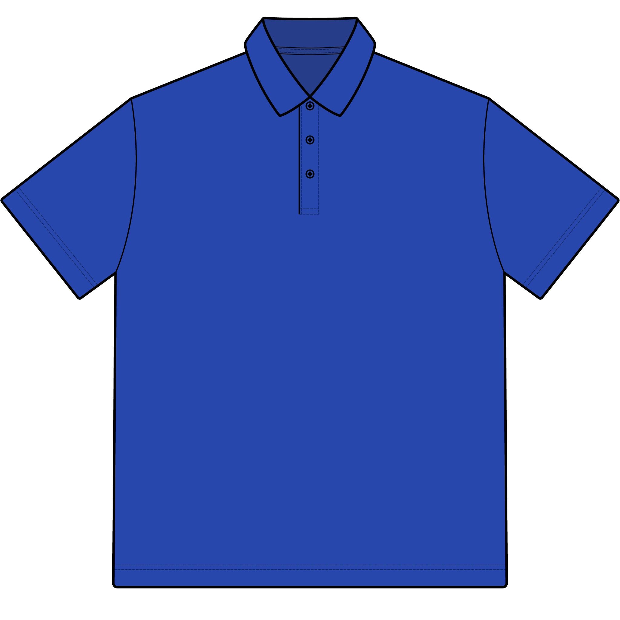 Versa Polo - Classic Embroidered American Flag Logo Polo