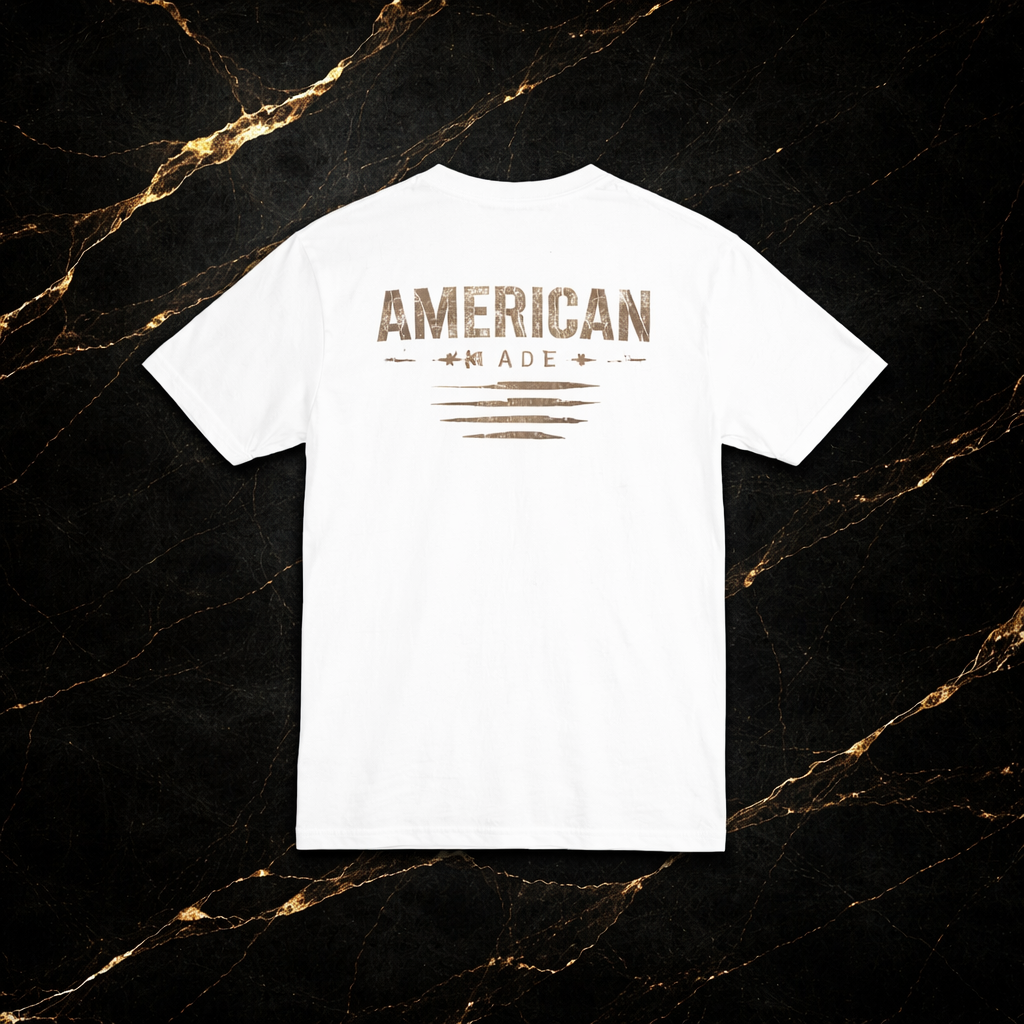American Made Premium Patriotic T-Shirt | Vintage USA Veteran Style