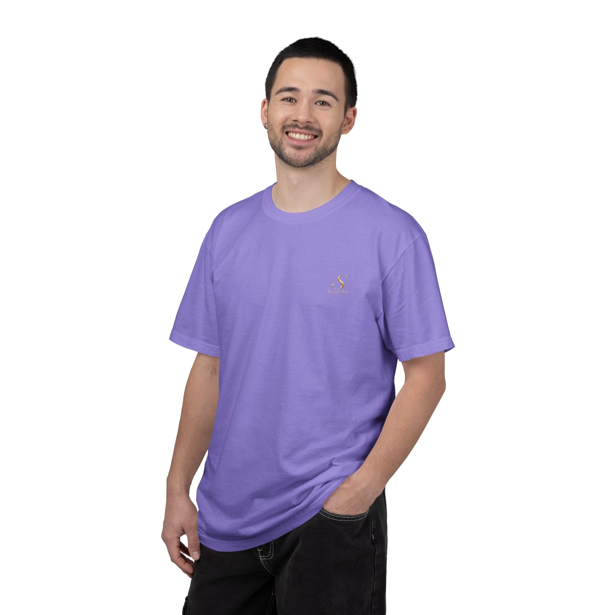 Handle With Force Heart Graphic T-Shirt — "Steal & Silk" Band Tee