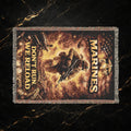 Marines Woven Blanket - "Don't Tread, We Reload" Patriotic Military Throw