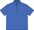 Men's Polo Shirt with American Flag Racing Car Embroidered Logo — Patriotic Motorsports Golf Polo
