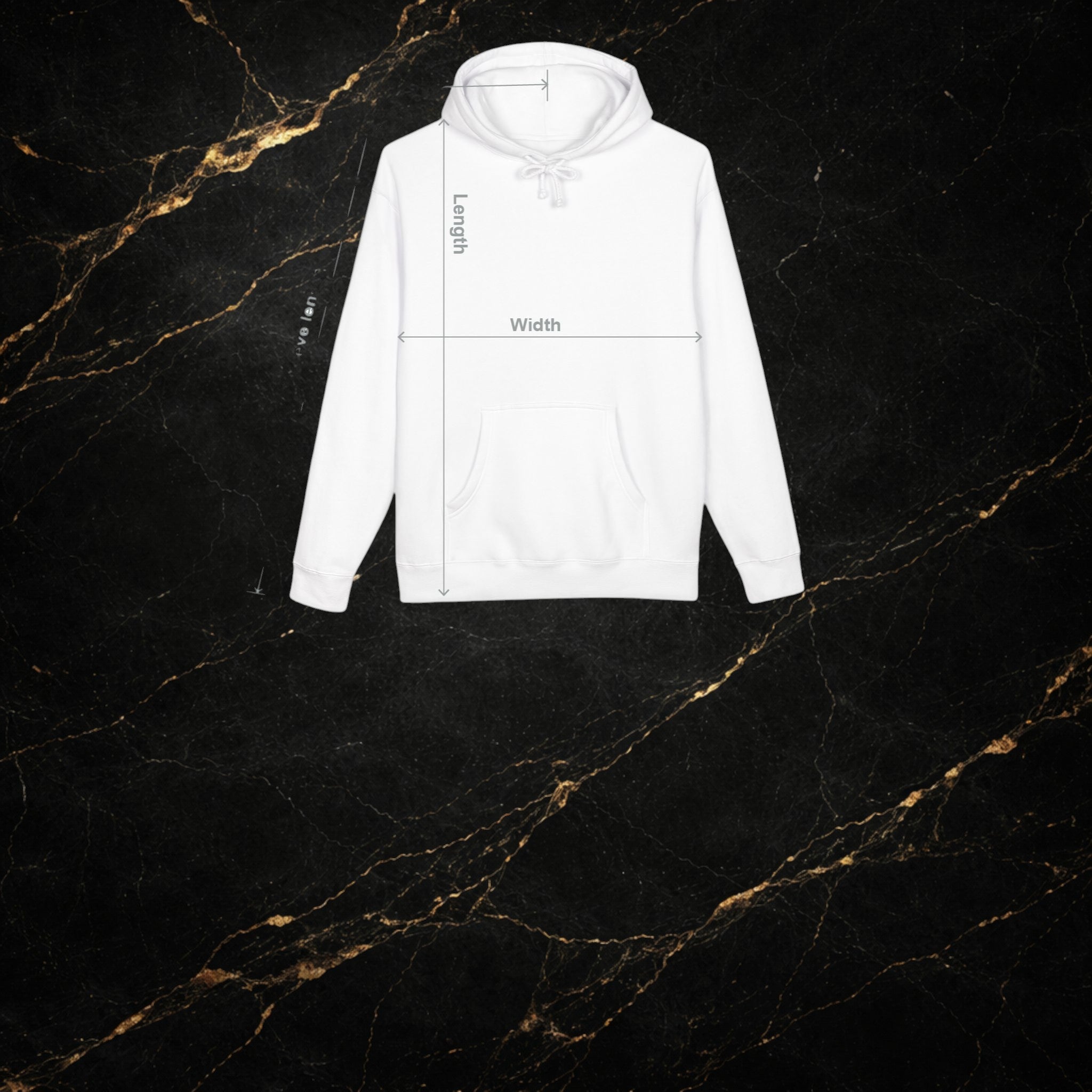 ANR Gold Logo Hoodie — Retro Metallic Band-Style Graphic Pullover