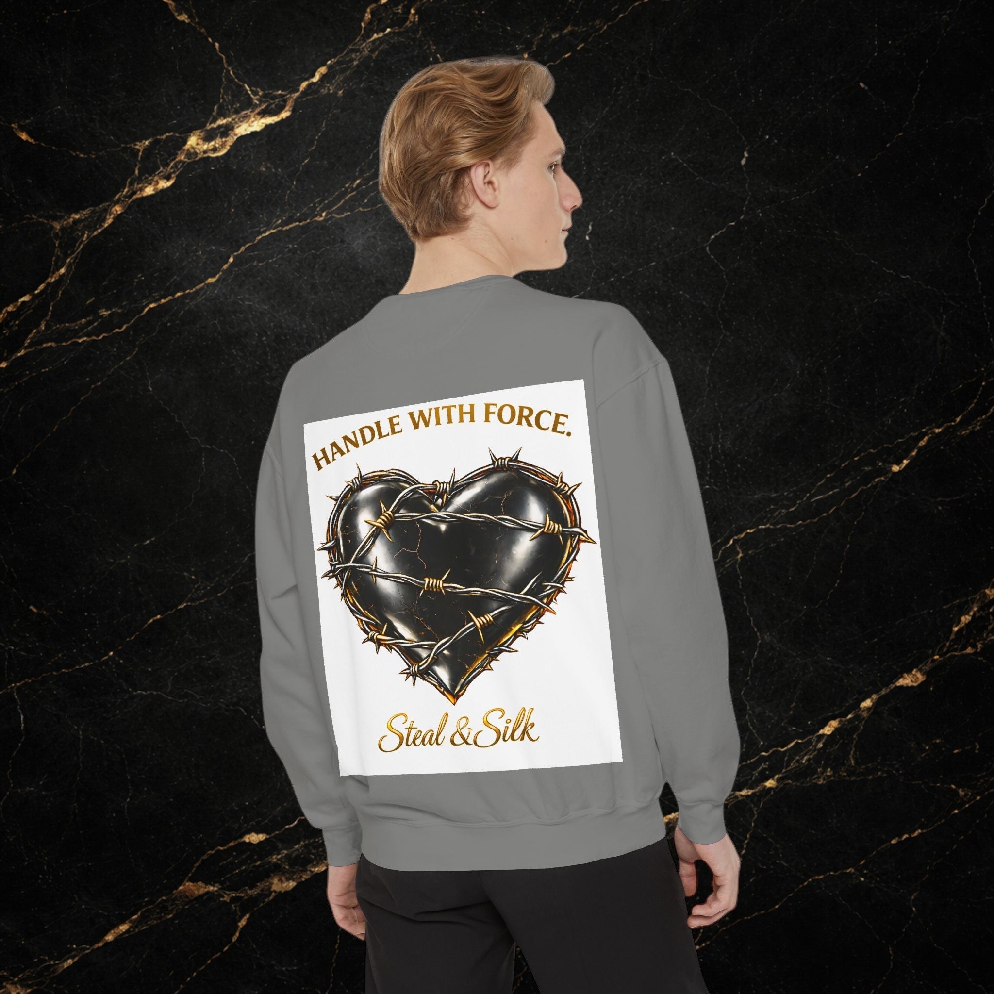 Handle With Force Barbed Heart Sweatshirt