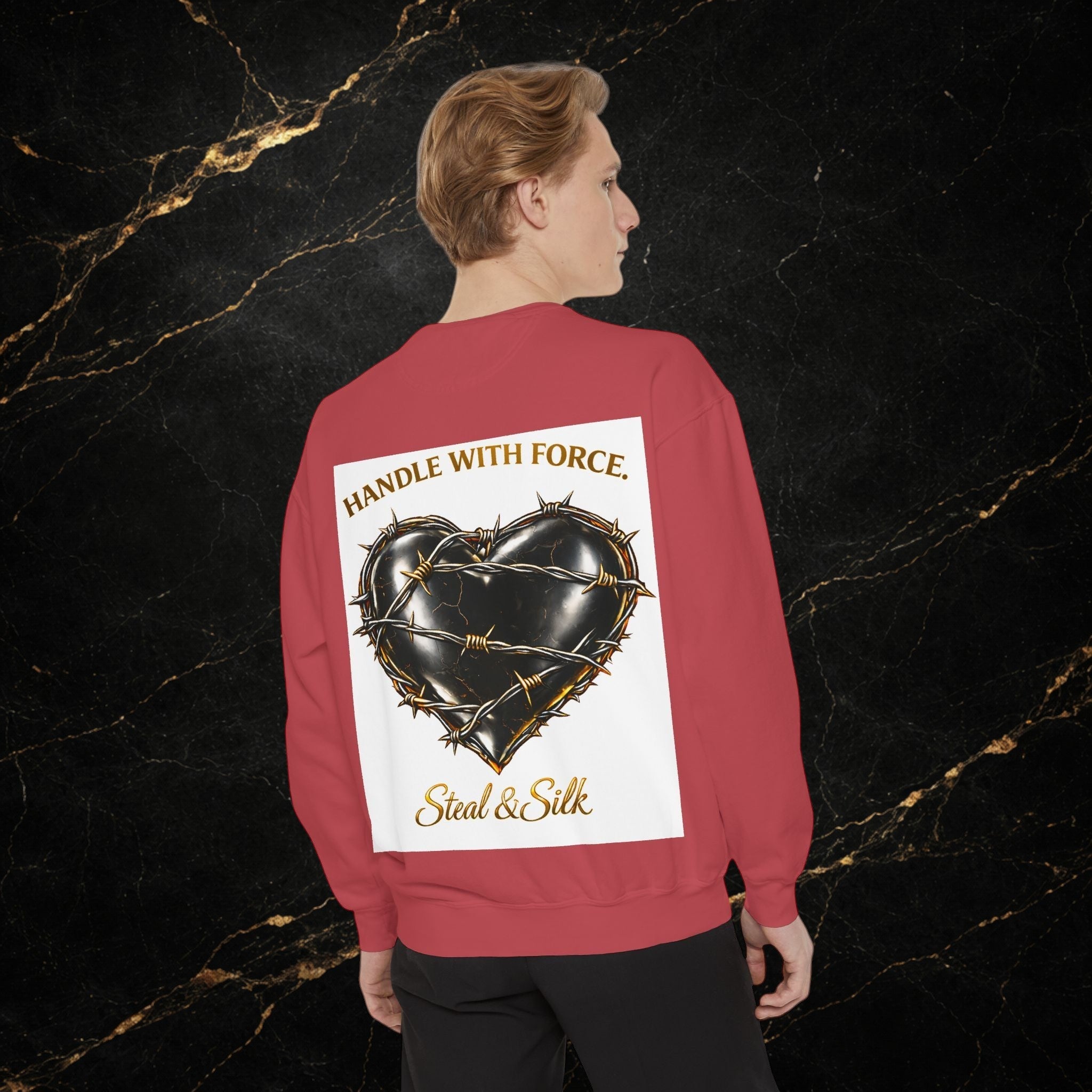 Handle With Force Barbed Heart Sweatshirt