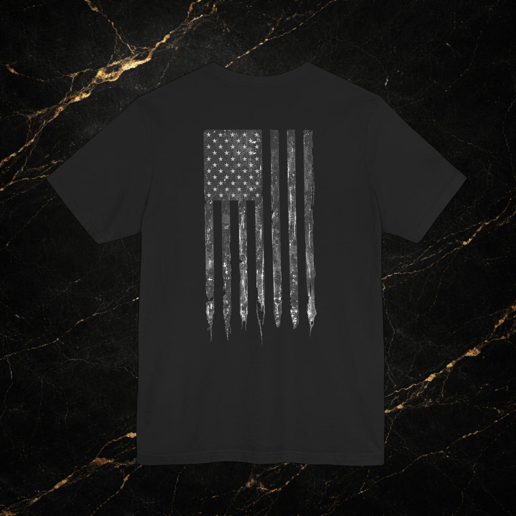 Distressed American Flag Patriot Tee