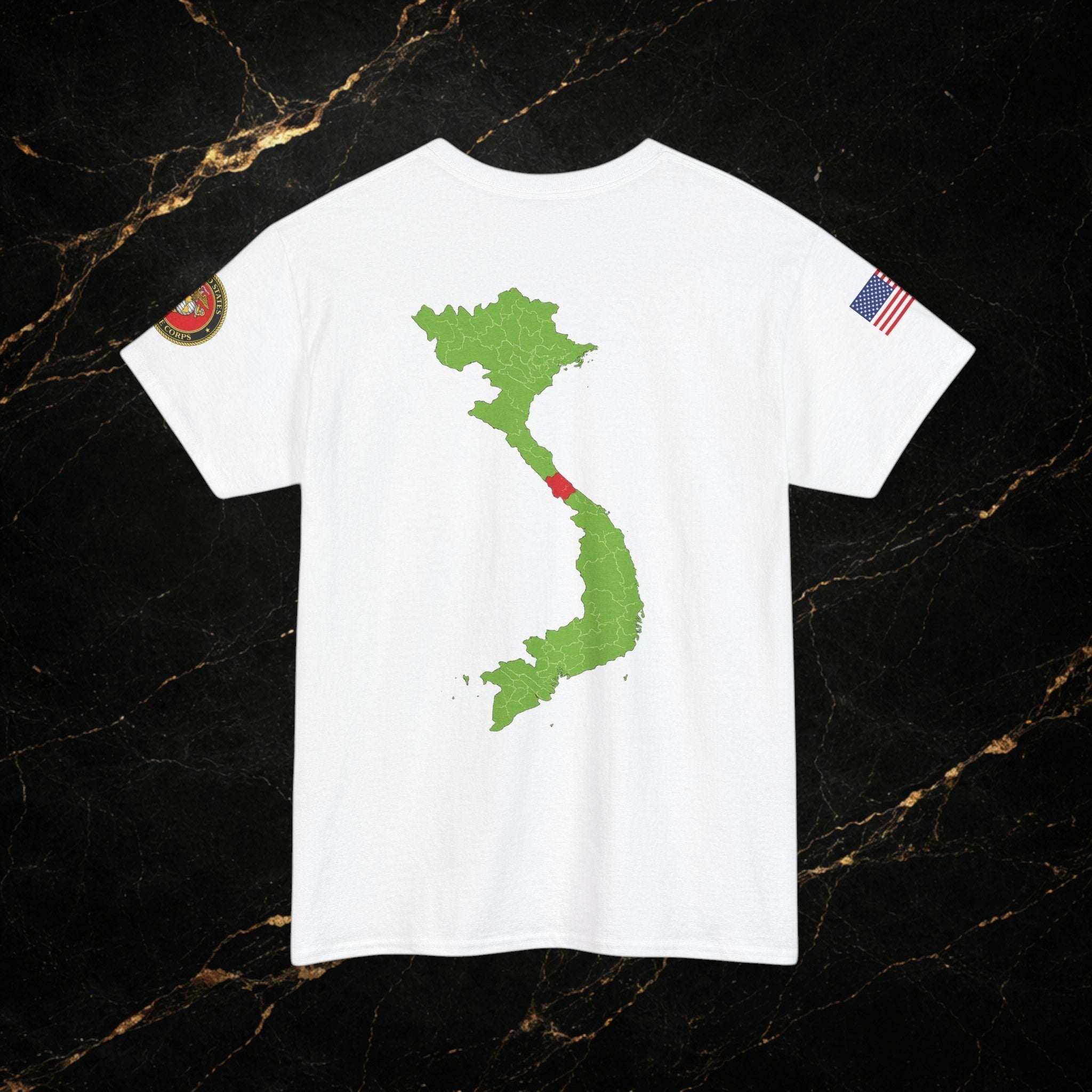 Quang Tri Vietnam Map Tee — Patriot Map T-Shirt with Quang Tri Text