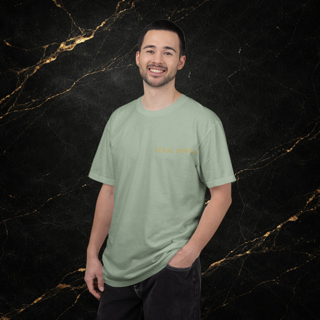 Handle With Force Heart Graphic T-Shirt — "Steal & Silk" Band Tee